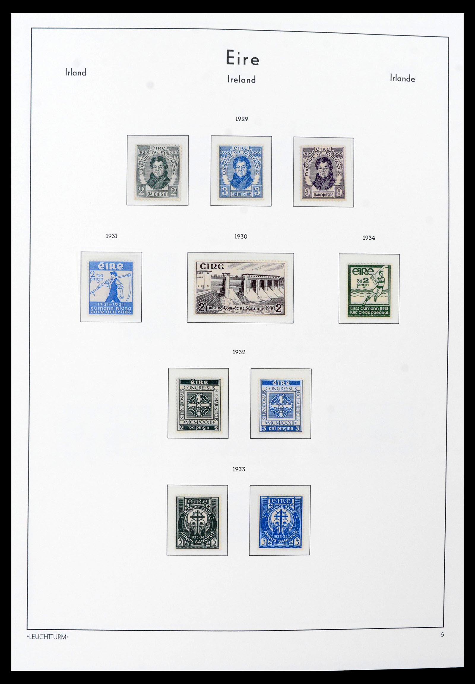 39212 0011 - Postzegelverzameling 39212 Ierland 1922-2005.