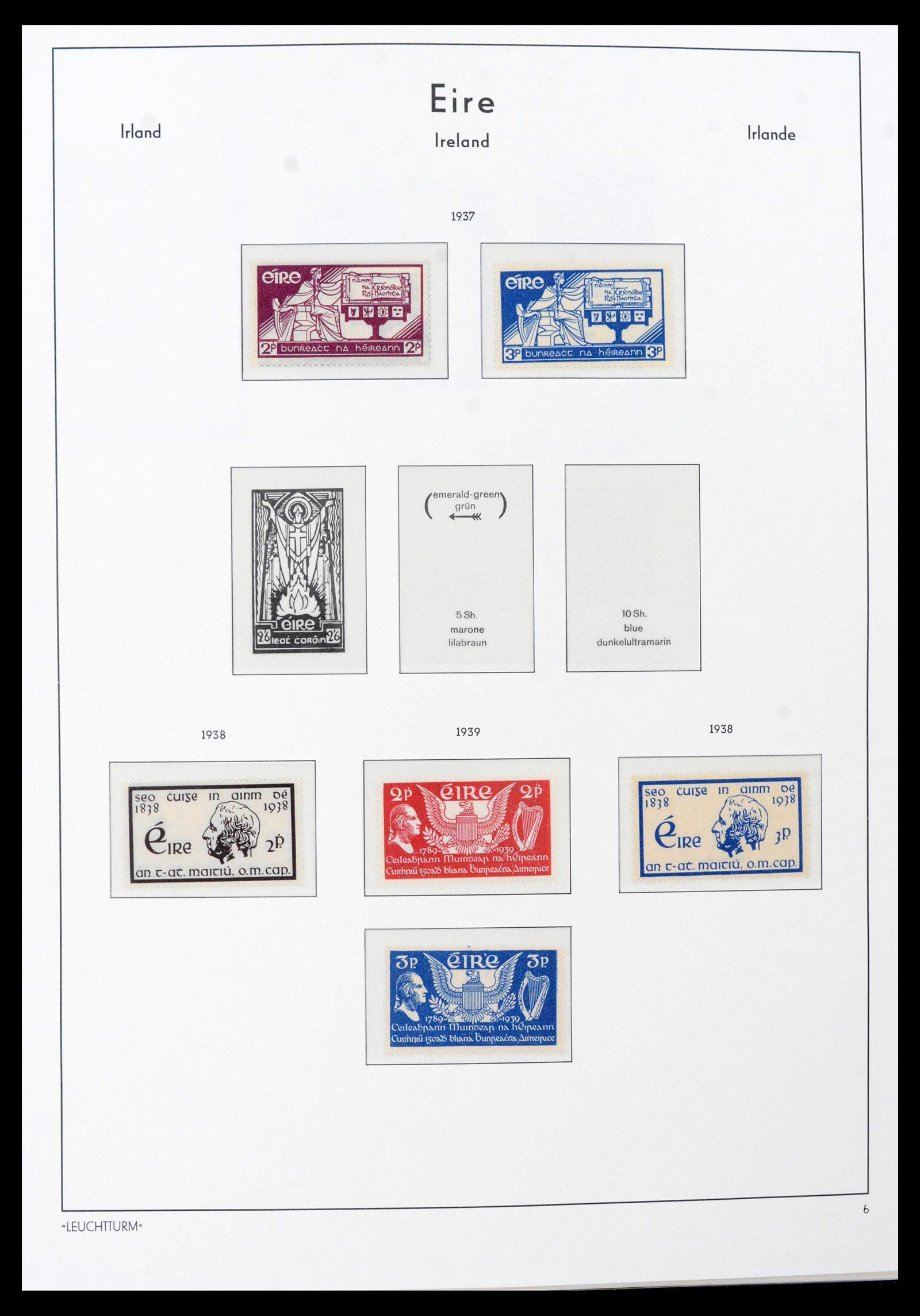 39212 0012 - Postzegelverzameling 39212 Ierland 1922-2005.