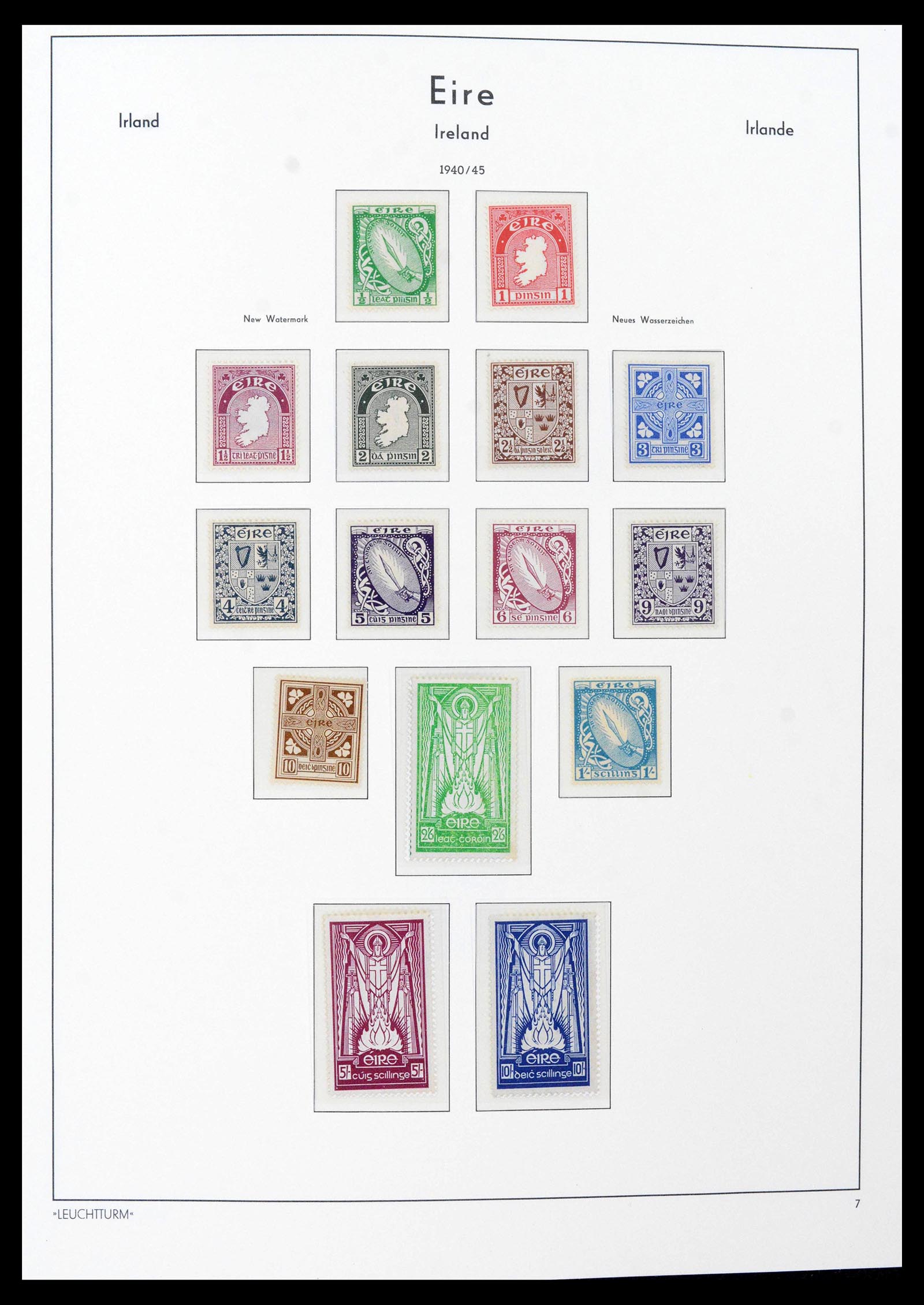 39212 0015 - Postzegelverzameling 39212 Ierland 1922-2005.