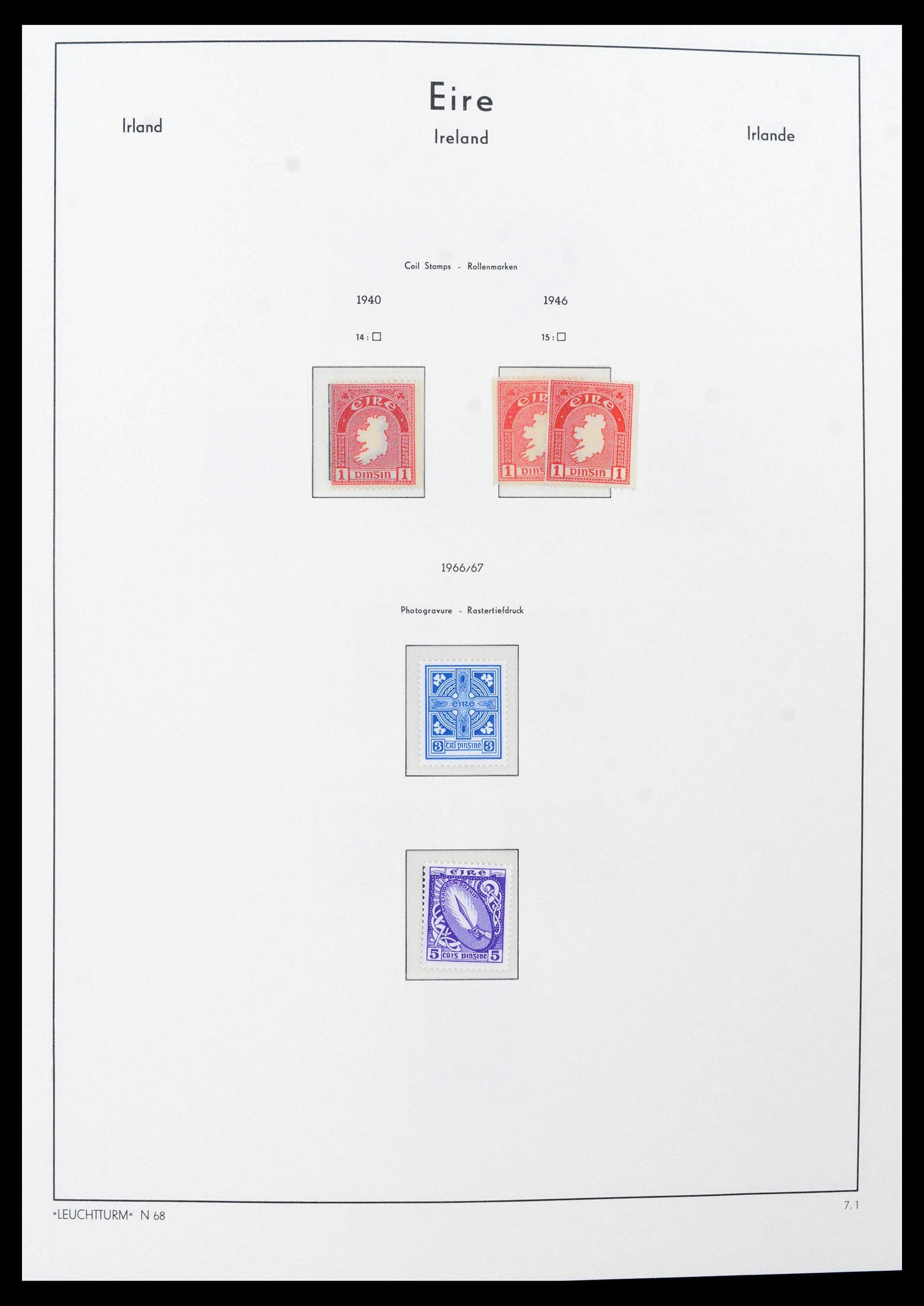 39212 0016 - Postzegelverzameling 39212 Ierland 1922-2005.