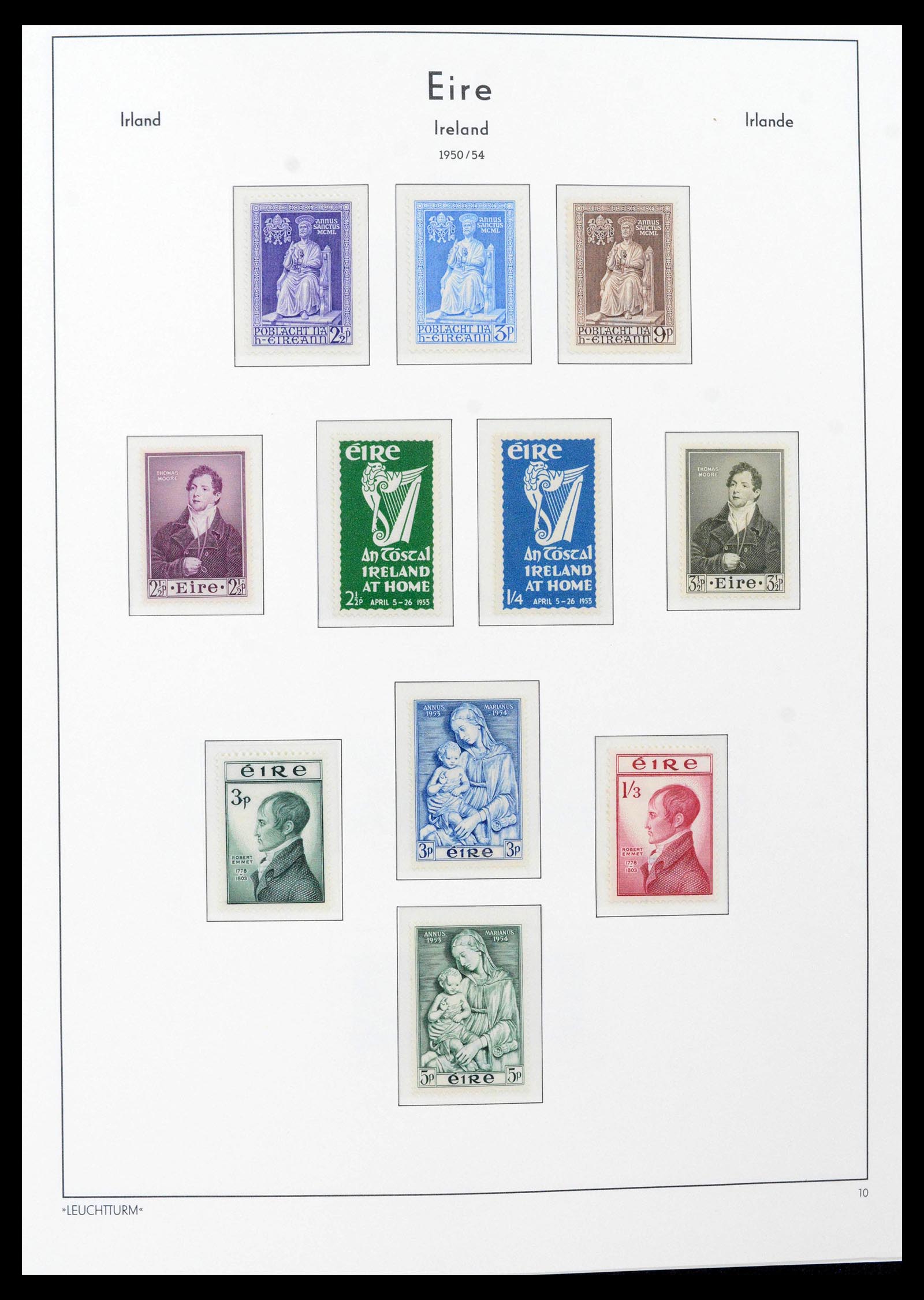 39212 0019 - Postzegelverzameling 39212 Ierland 1922-2005.
