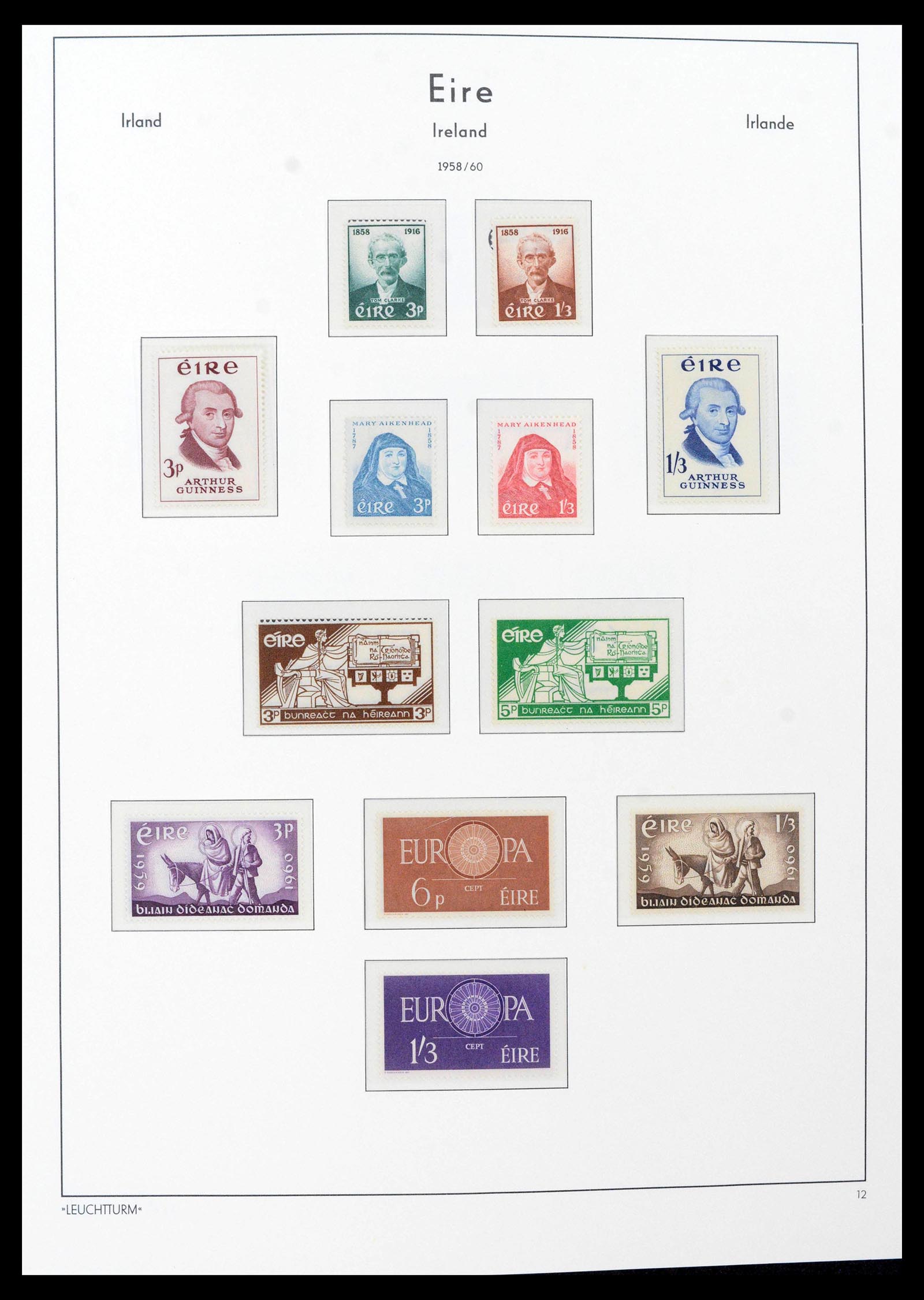39212 0021 - Postzegelverzameling 39212 Ierland 1922-2005.
