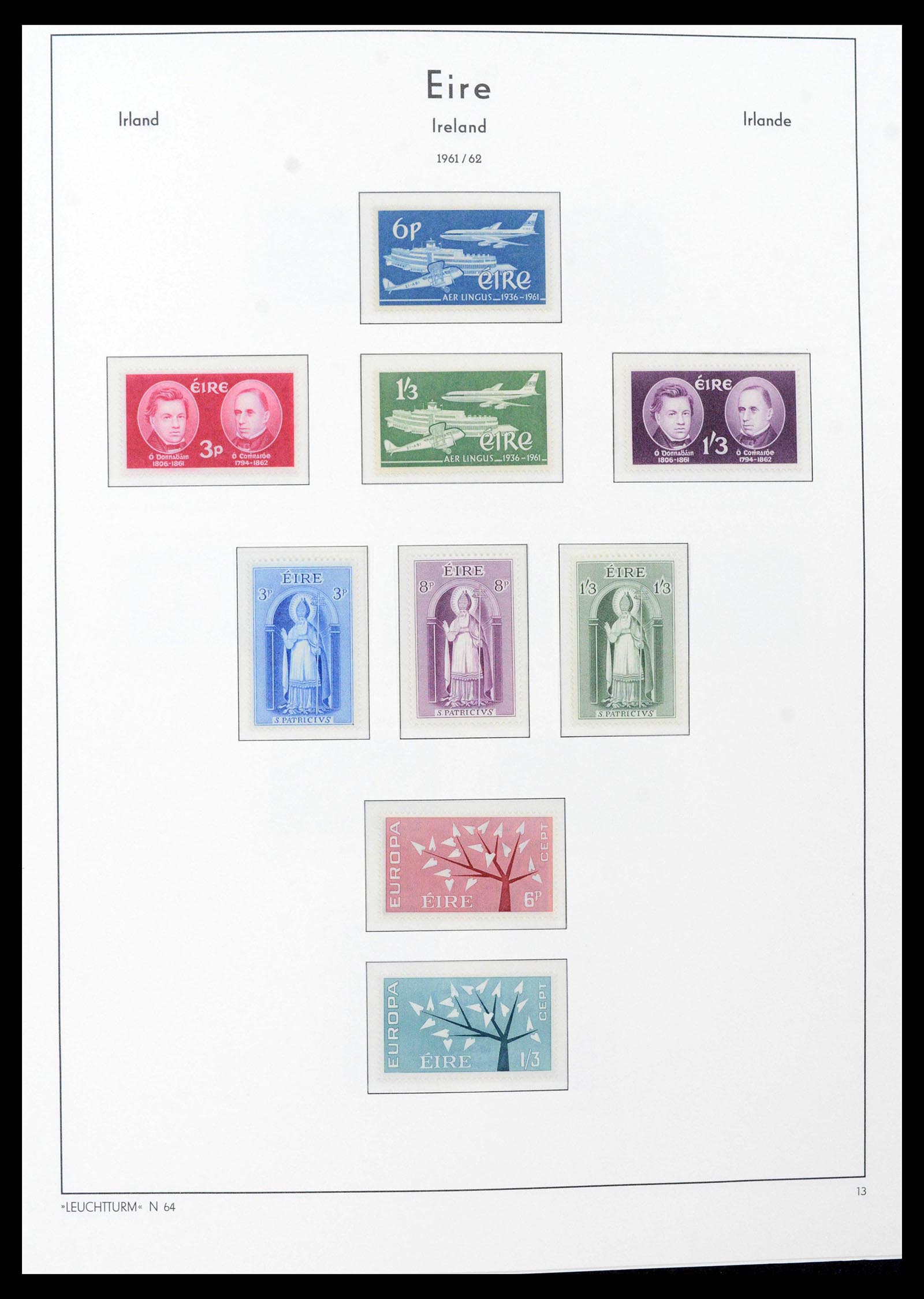 39212 0022 - Postzegelverzameling 39212 Ierland 1922-2005.