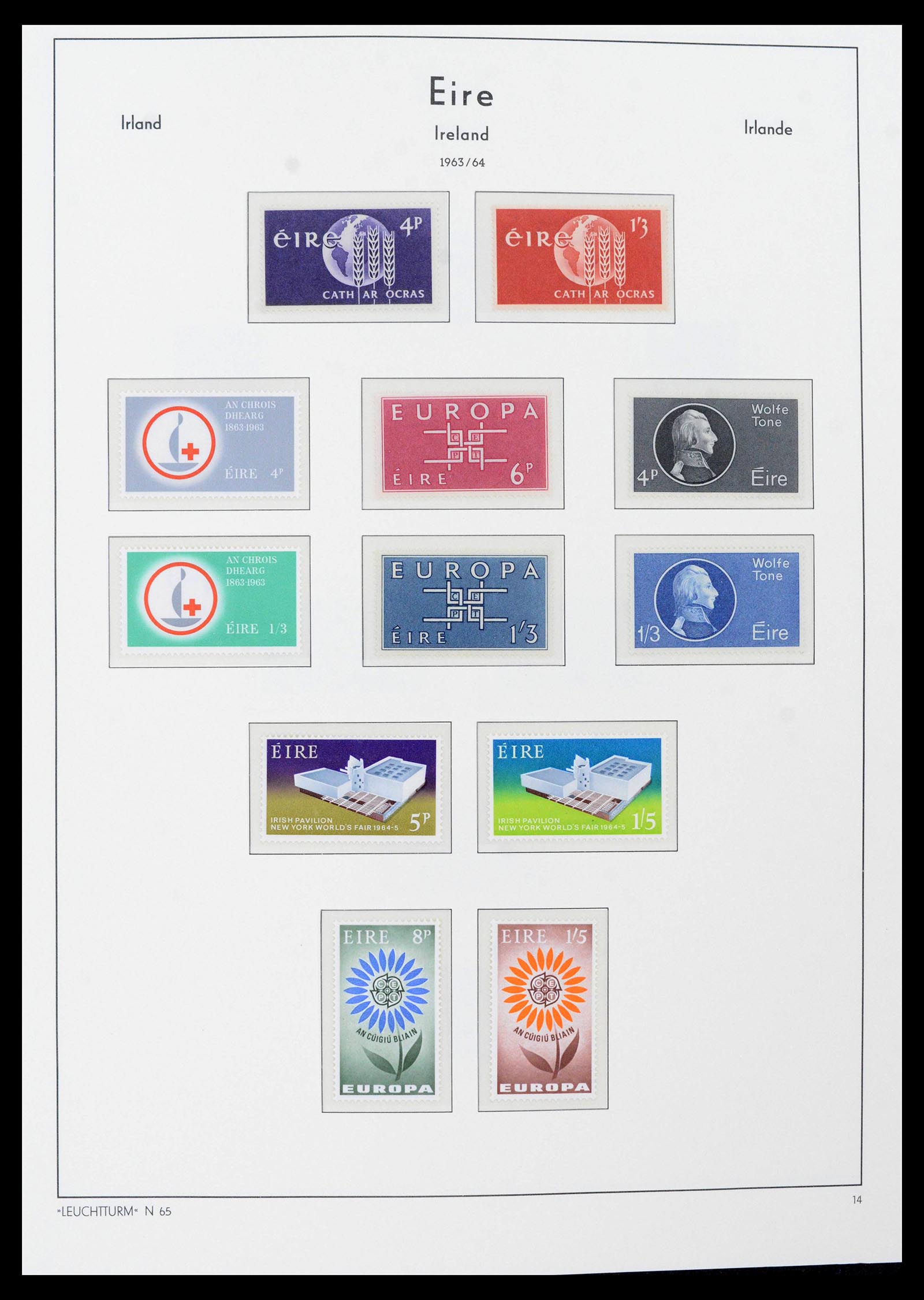 39212 0023 - Postzegelverzameling 39212 Ierland 1922-2005.