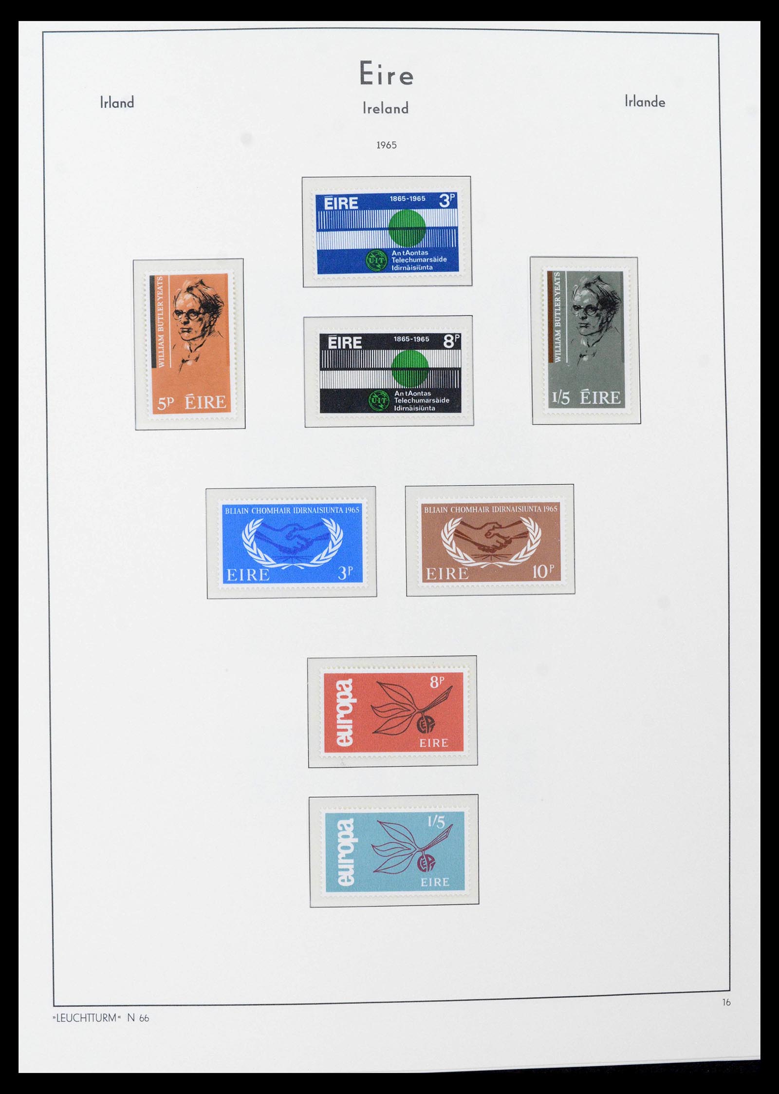 39212 0024 - Postzegelverzameling 39212 Ierland 1922-2005.