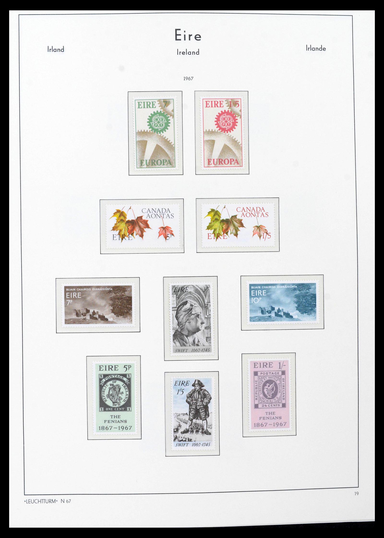 39212 0027 - Postzegelverzameling 39212 Ierland 1922-2005.