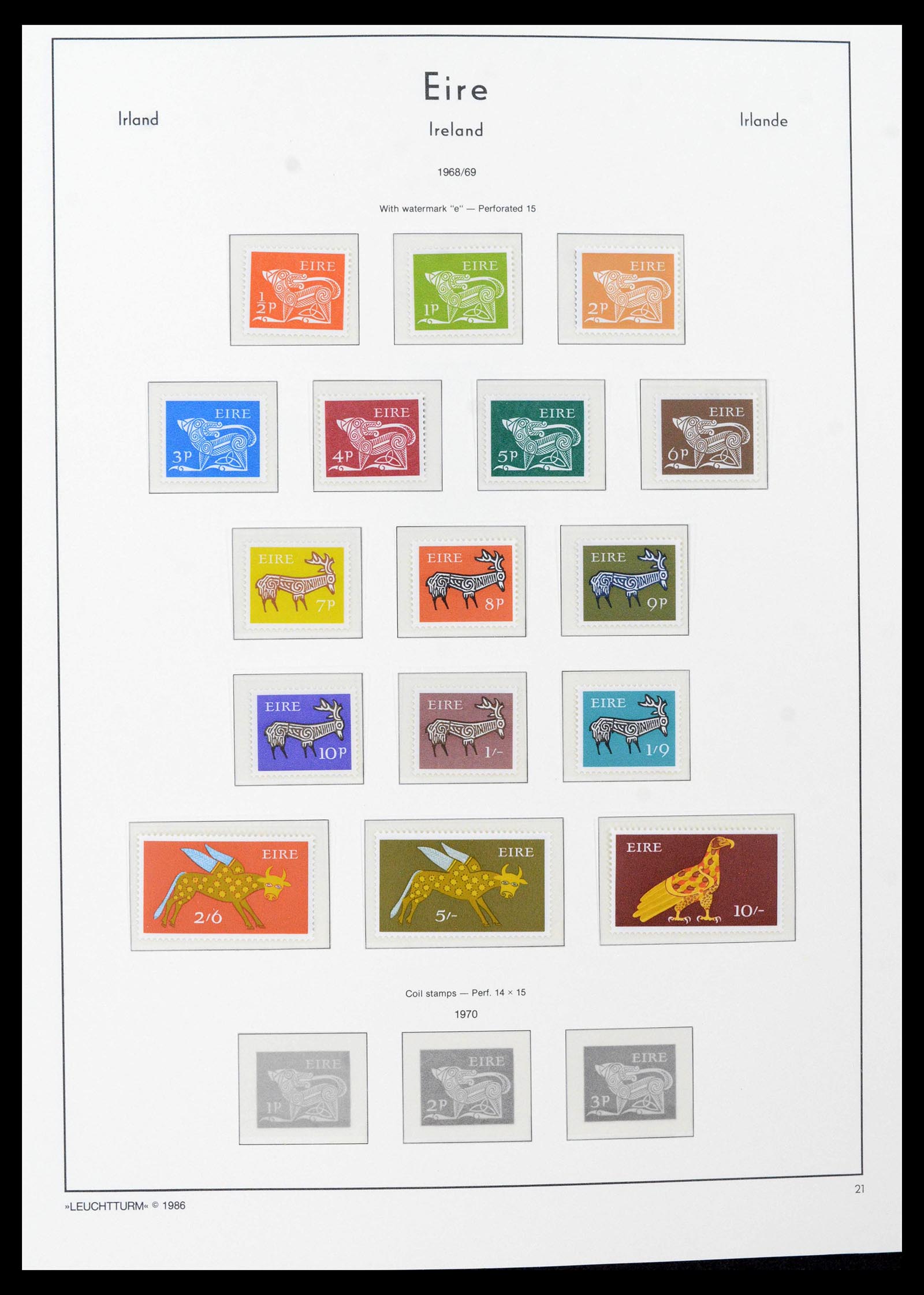 39212 0029 - Postzegelverzameling 39212 Ierland 1922-2005.