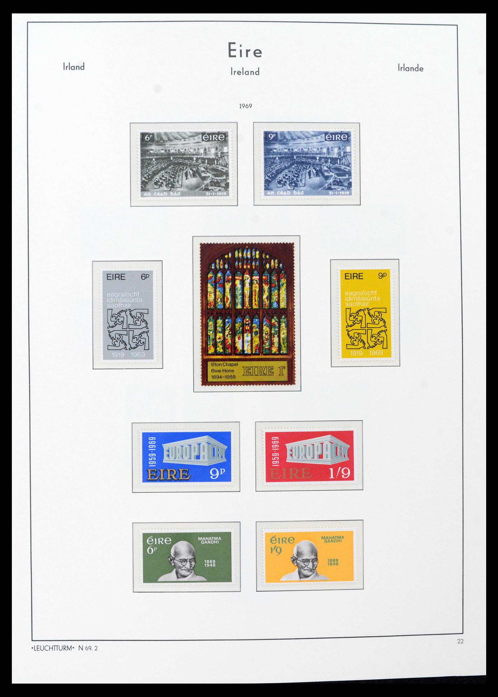 39212 0030 - Postzegelverzameling 39212 Ierland 1922-2005.