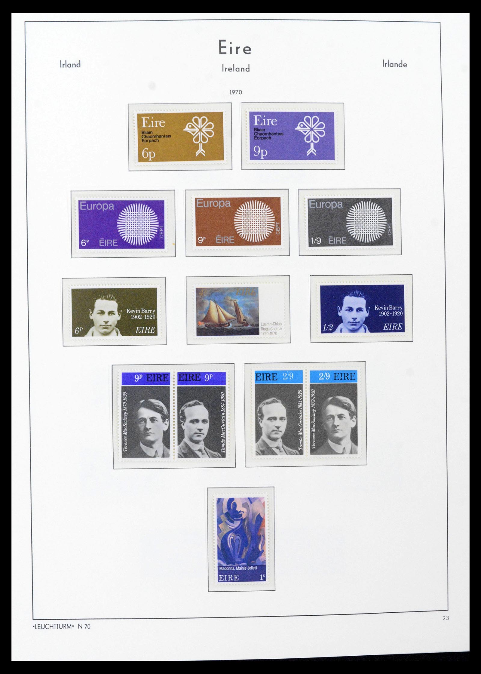 39212 0031 - Postzegelverzameling 39212 Ierland 1922-2005.