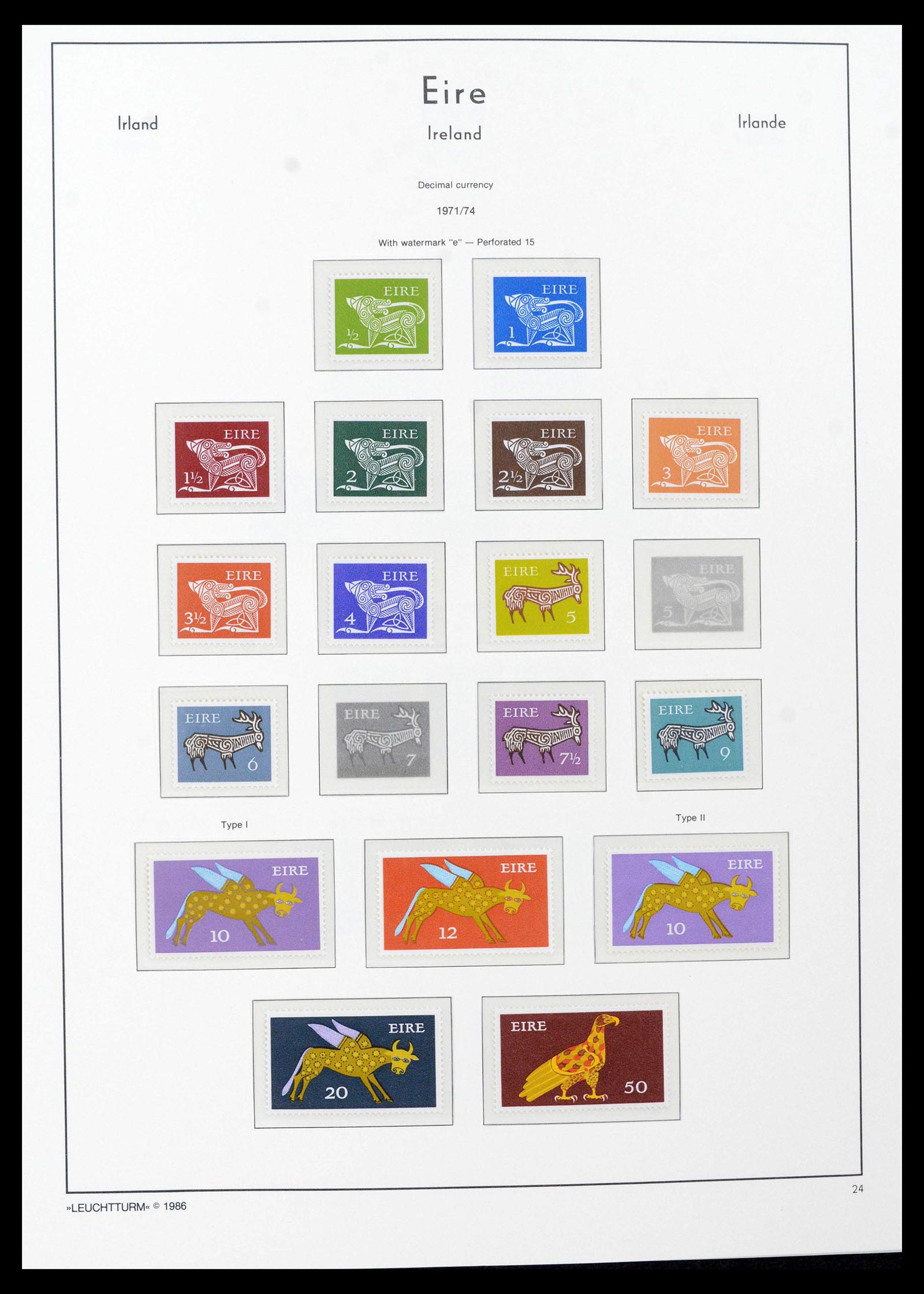 39212 0032 - Postzegelverzameling 39212 Ierland 1922-2005.