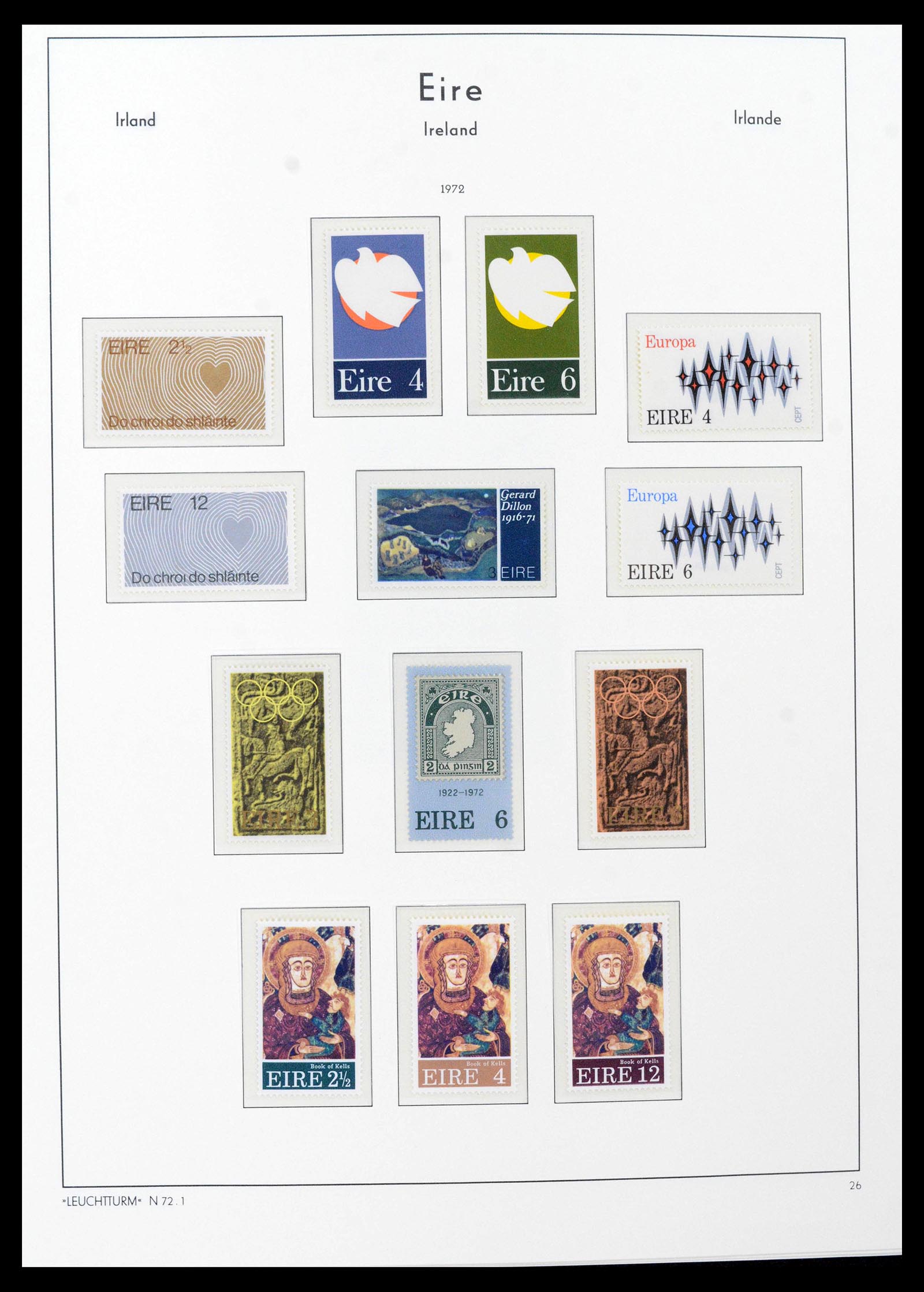 39212 0035 - Postzegelverzameling 39212 Ierland 1922-2005.