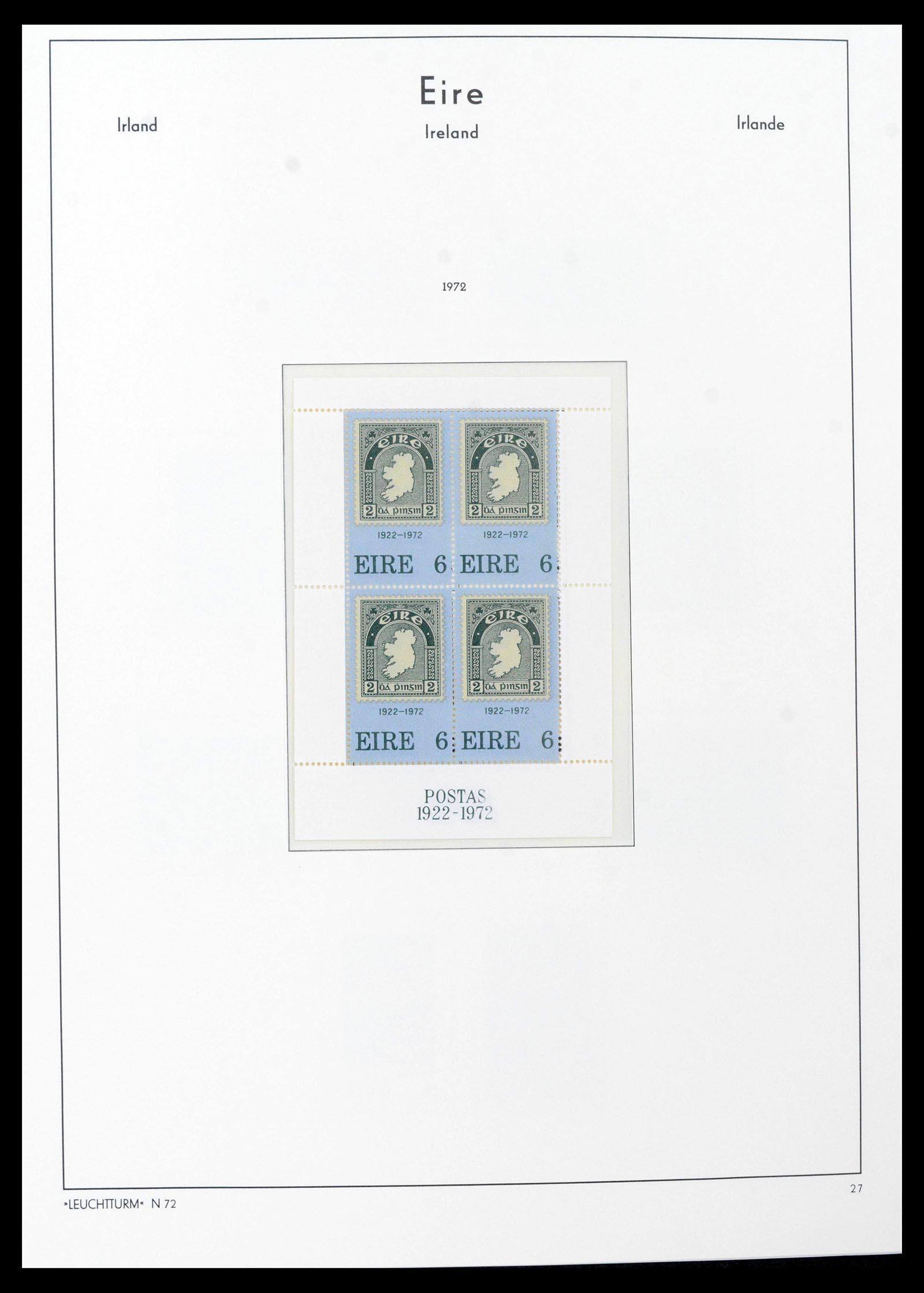 39212 0036 - Postzegelverzameling 39212 Ierland 1922-2005.