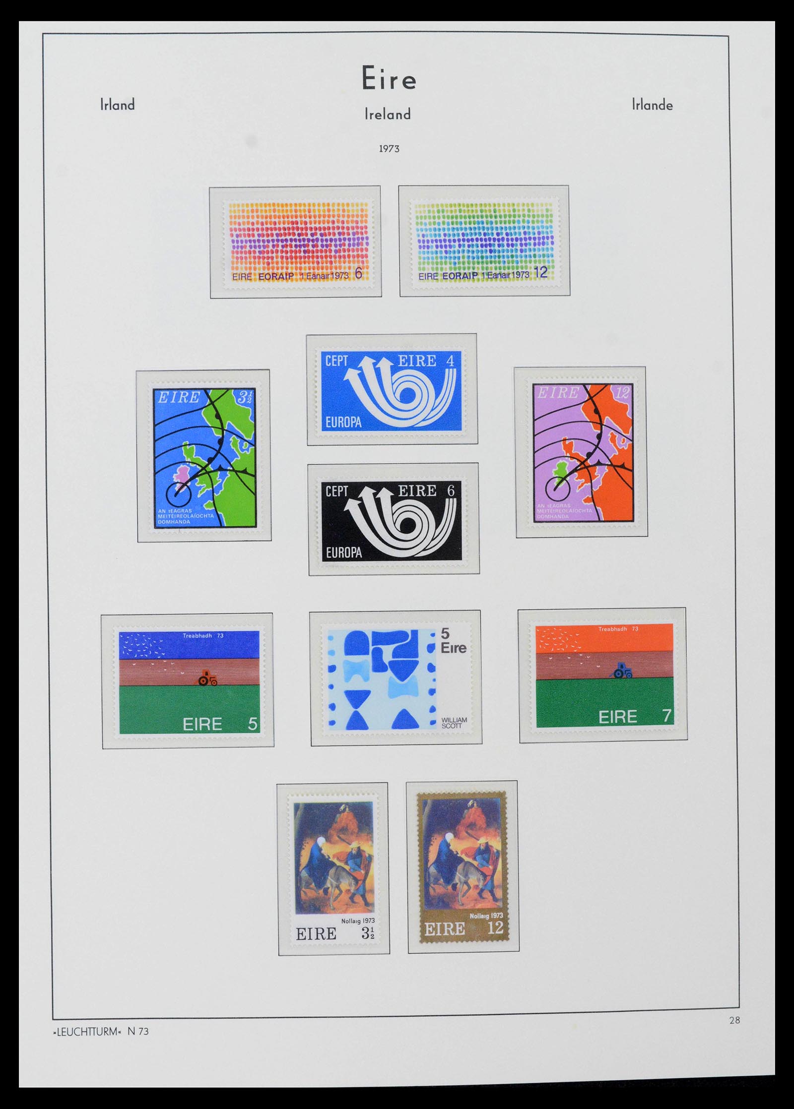 39212 0037 - Postzegelverzameling 39212 Ierland 1922-2005.