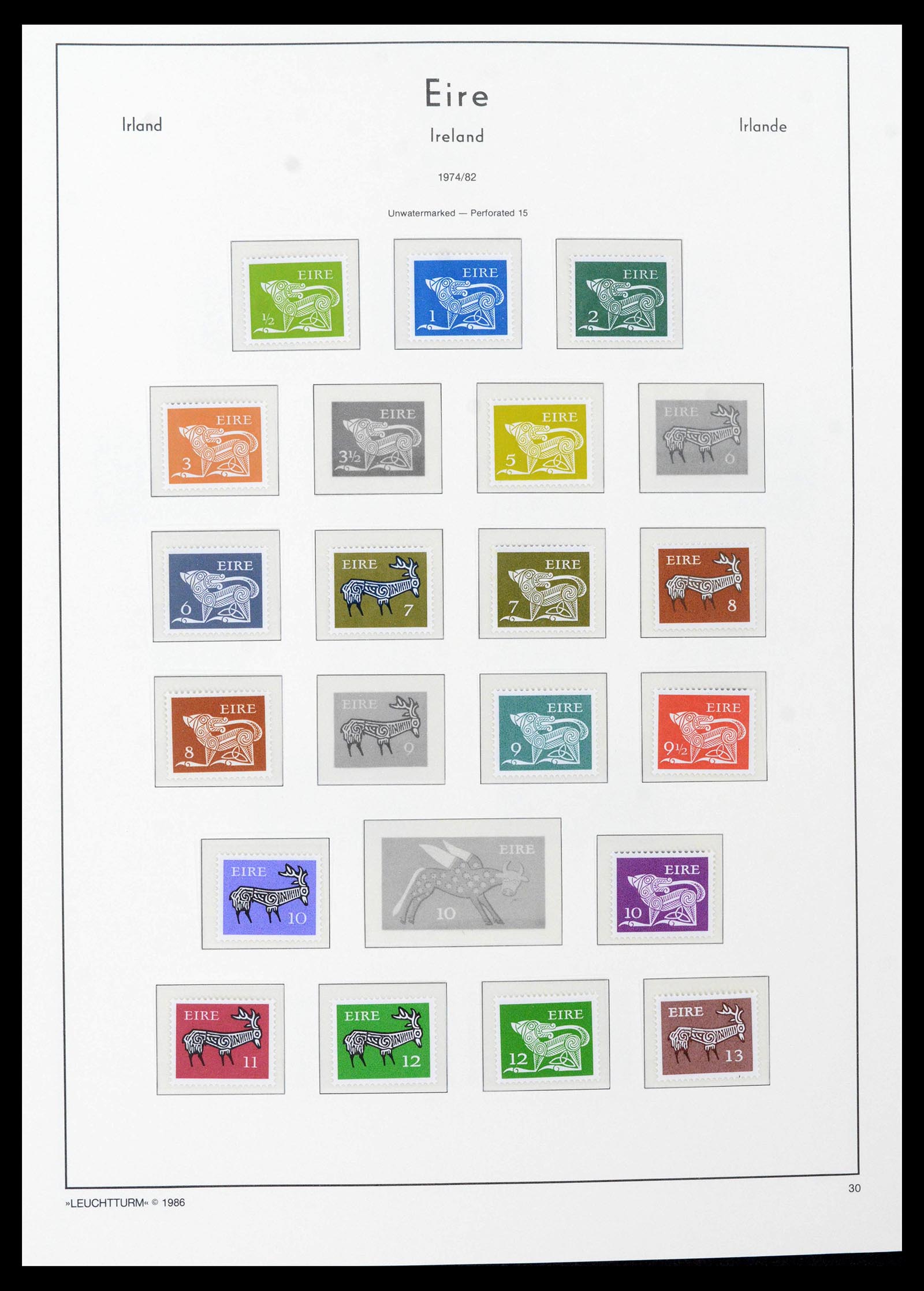 39212 0039 - Postzegelverzameling 39212 Ierland 1922-2005.