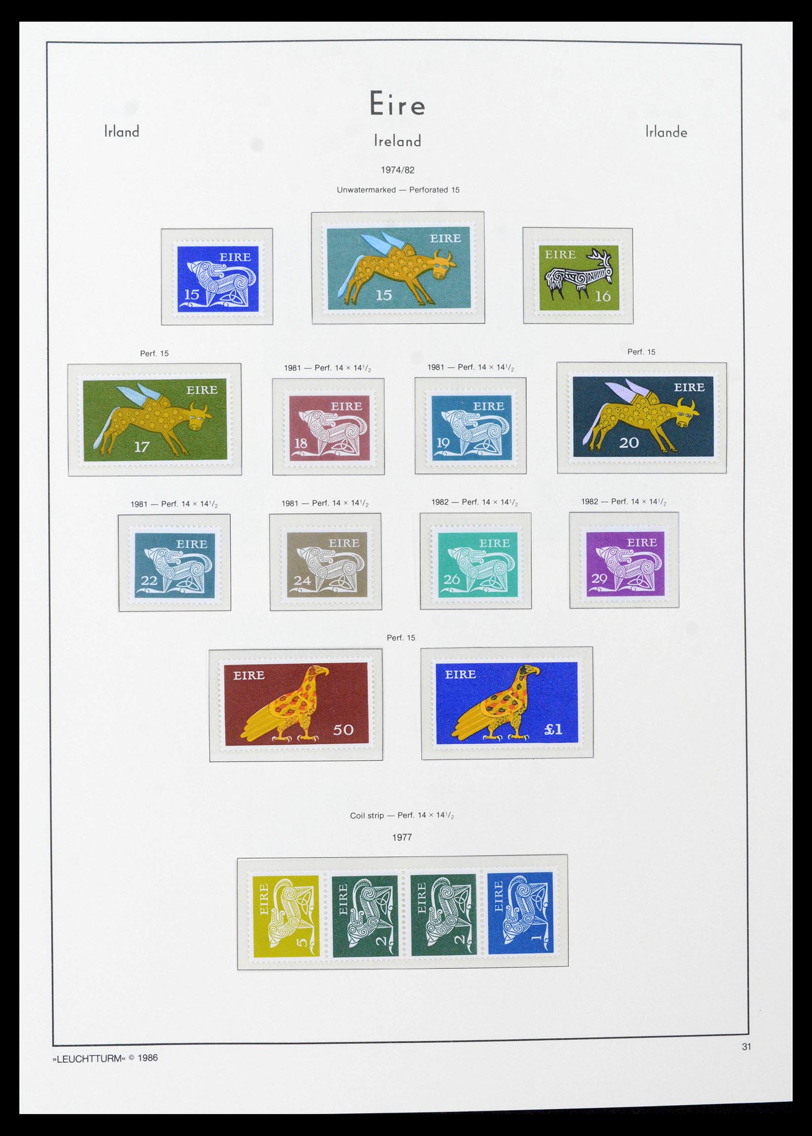39212 0040 - Postzegelverzameling 39212 Ierland 1922-2005.