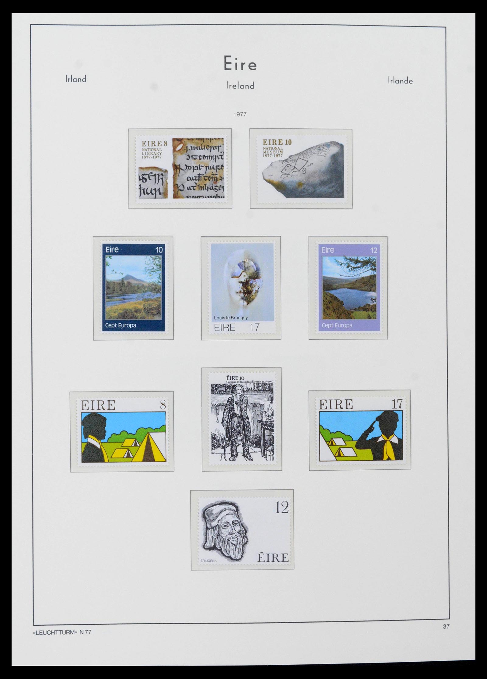 39212 0046 - Postzegelverzameling 39212 Ierland 1922-2005.