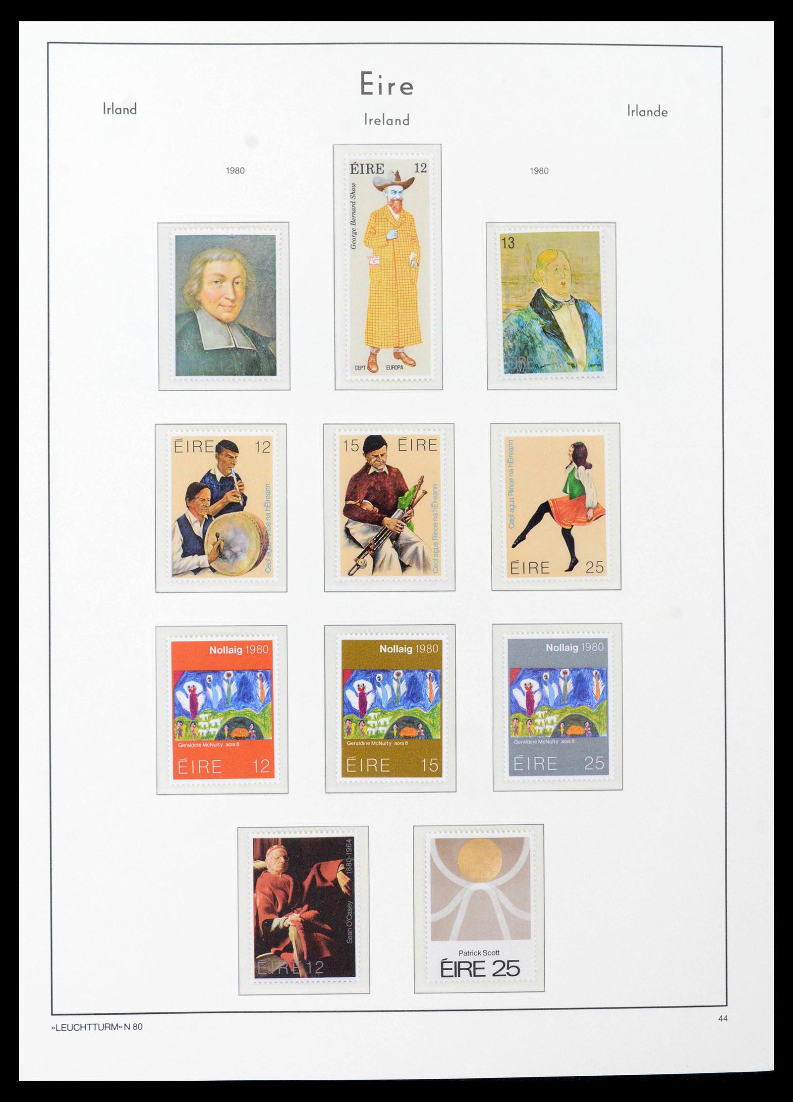 39212 0052 - Postzegelverzameling 39212 Ierland 1922-2005.