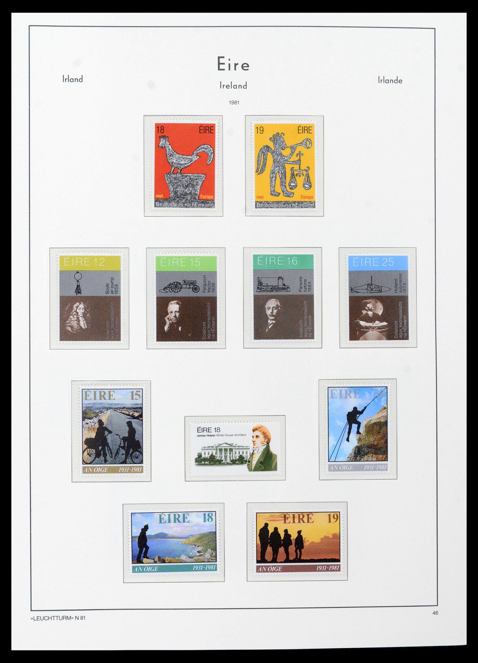 39212 0054 - Postzegelverzameling 39212 Ierland 1922-2005.