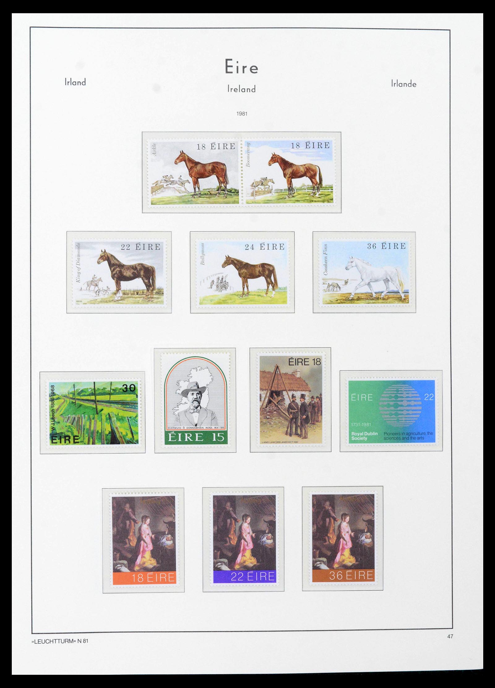 39212 0055 - Postzegelverzameling 39212 Ierland 1922-2005.