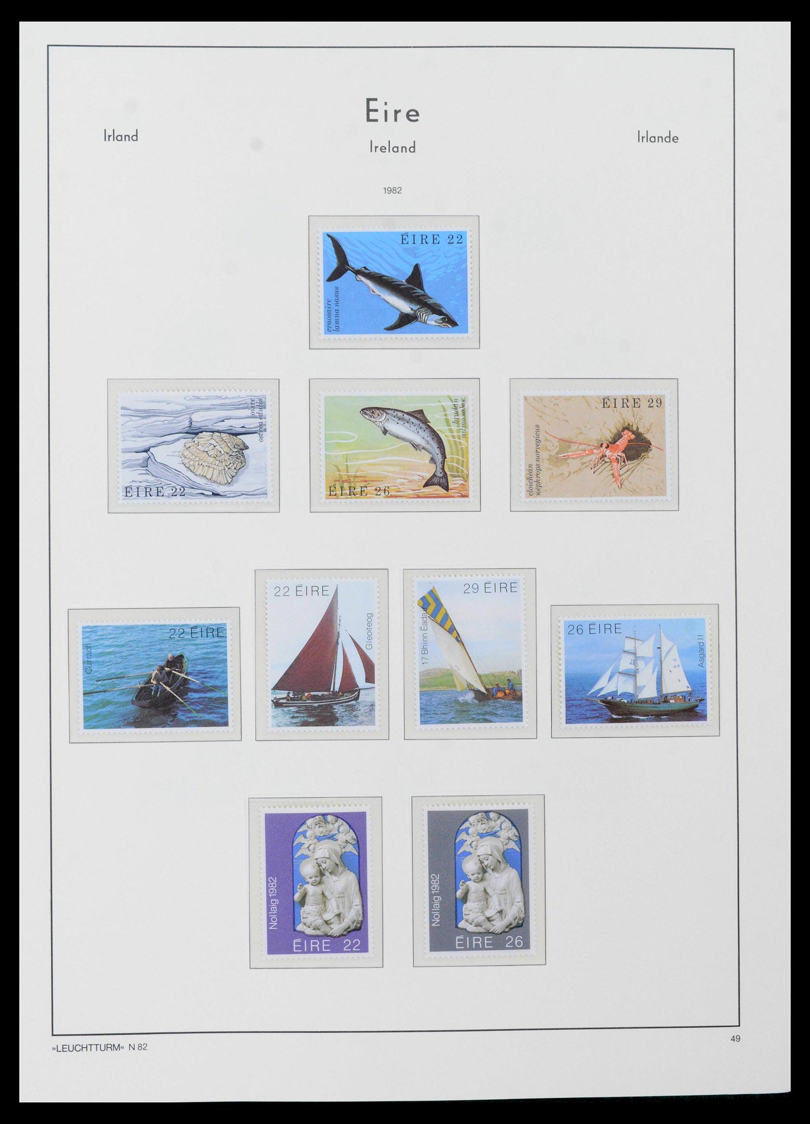 39212 0057 - Postzegelverzameling 39212 Ierland 1922-2005.