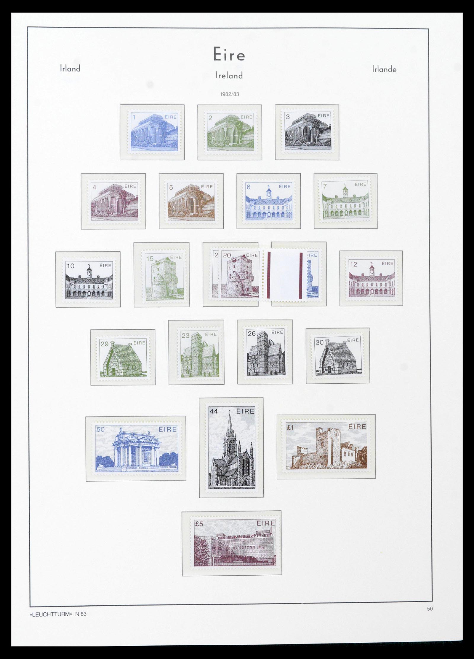 39212 0058 - Postzegelverzameling 39212 Ierland 1922-2005.