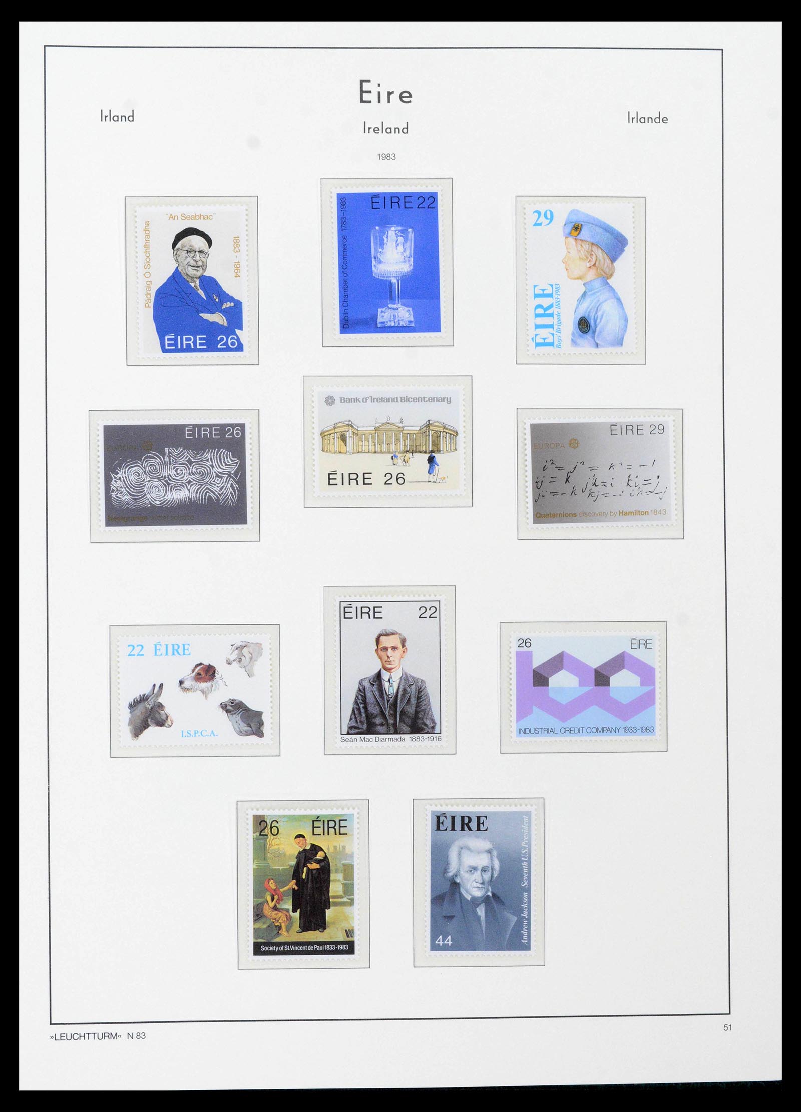 39212 0060 - Postzegelverzameling 39212 Ierland 1922-2005.