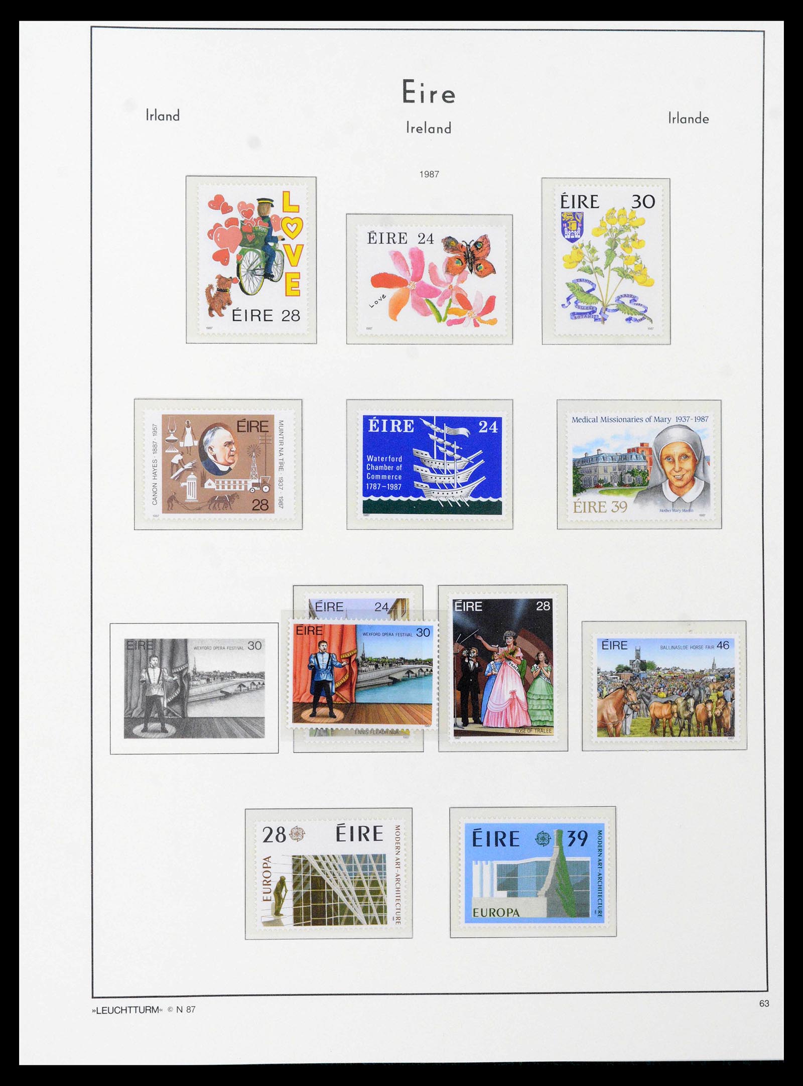 39212 0073 - Stamp collection 39212 Ireland 1922-2005.