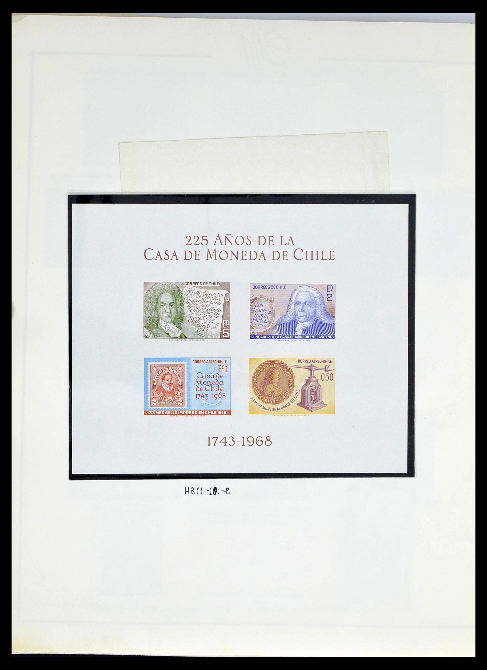 39213 0023 - Stamp collection 39213 Chile 1853-1970.