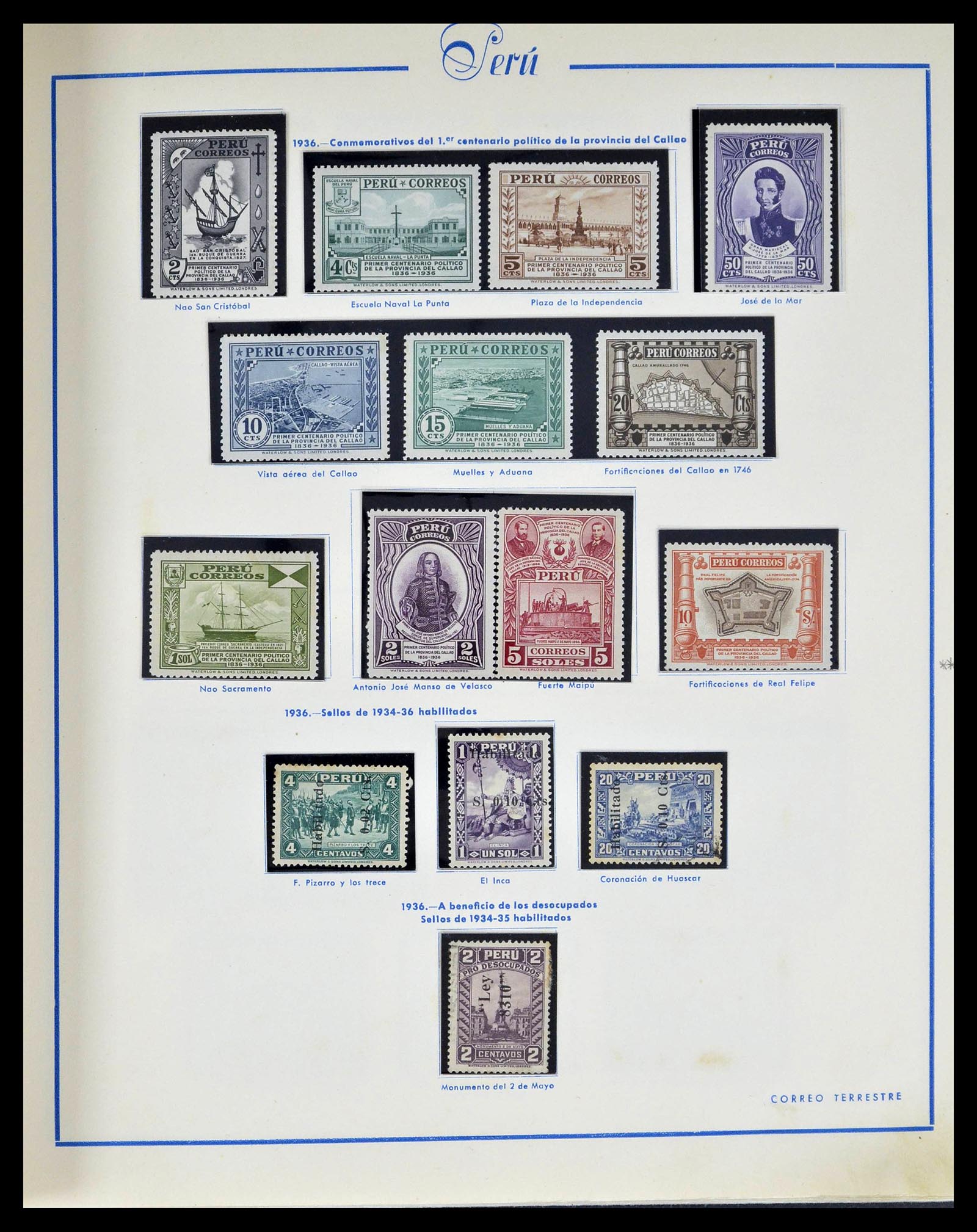 39214 0018 - Postzegelverzameling 39214 Peru 1857-1981.