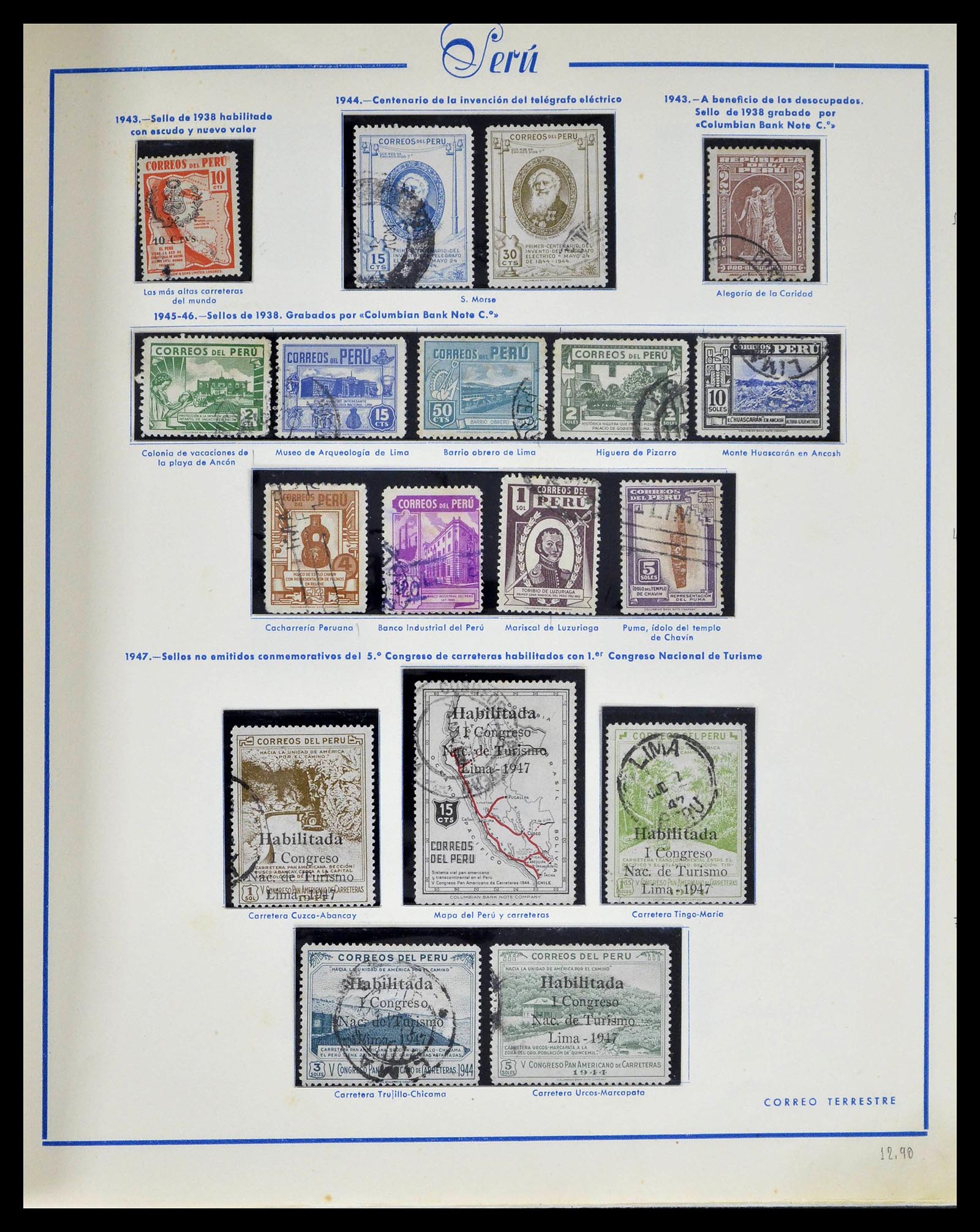 39214 0022 - Stamp collection 39214 Peru 1857-1981.
