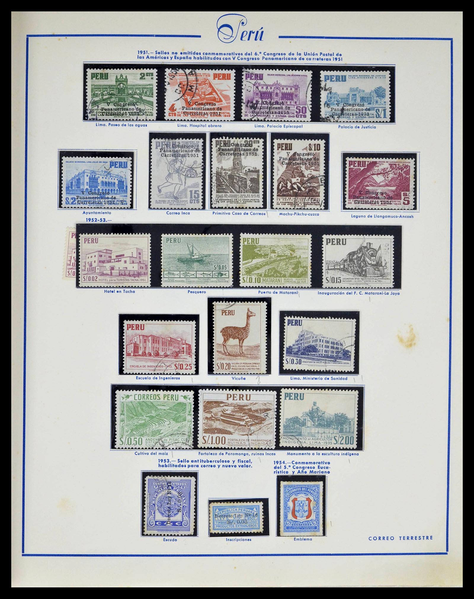 39214 0024 - Stamp collection 39214 Peru 1857-1981.