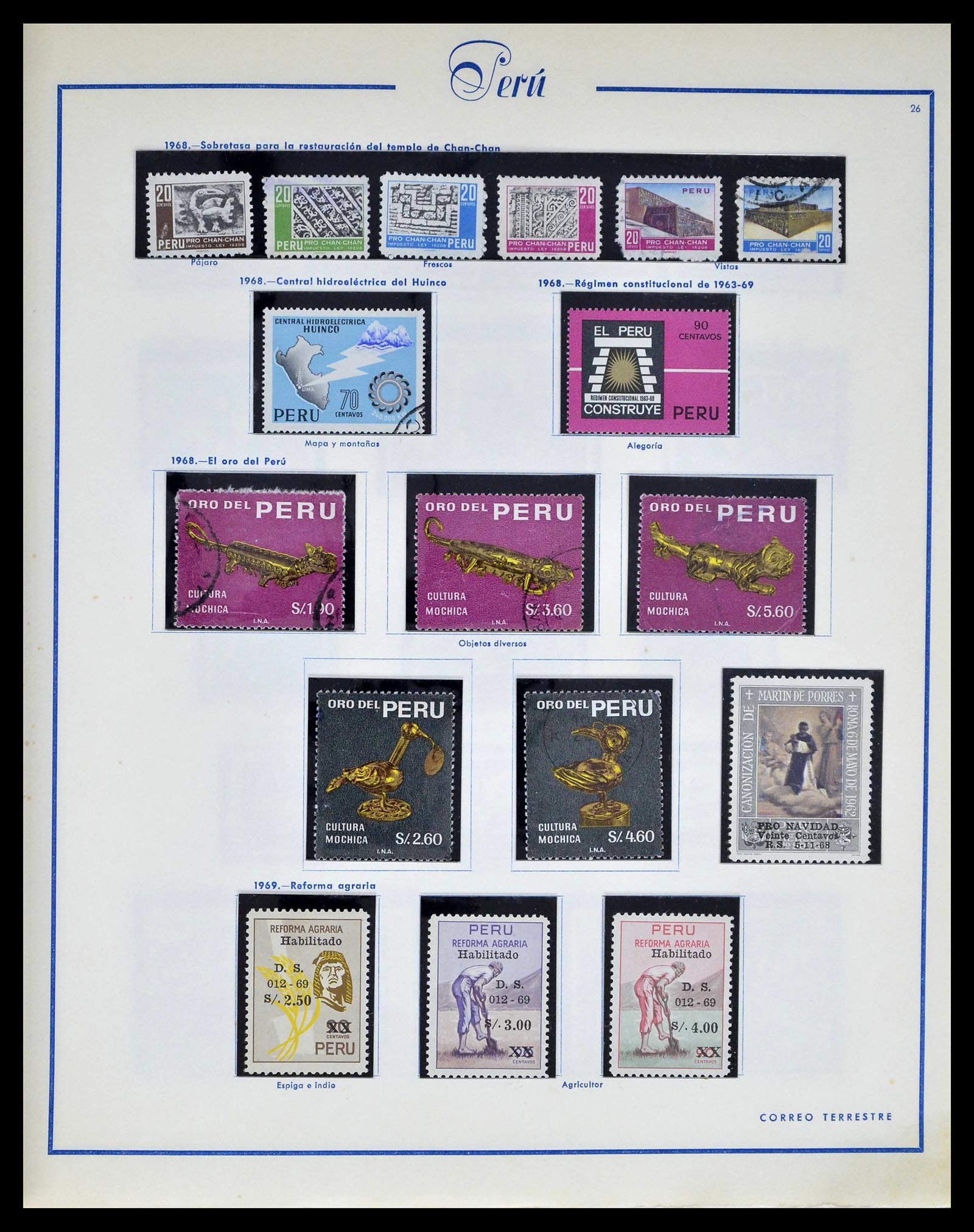 39214 0028 - Stamp collection 39214 Peru 1857-1981.