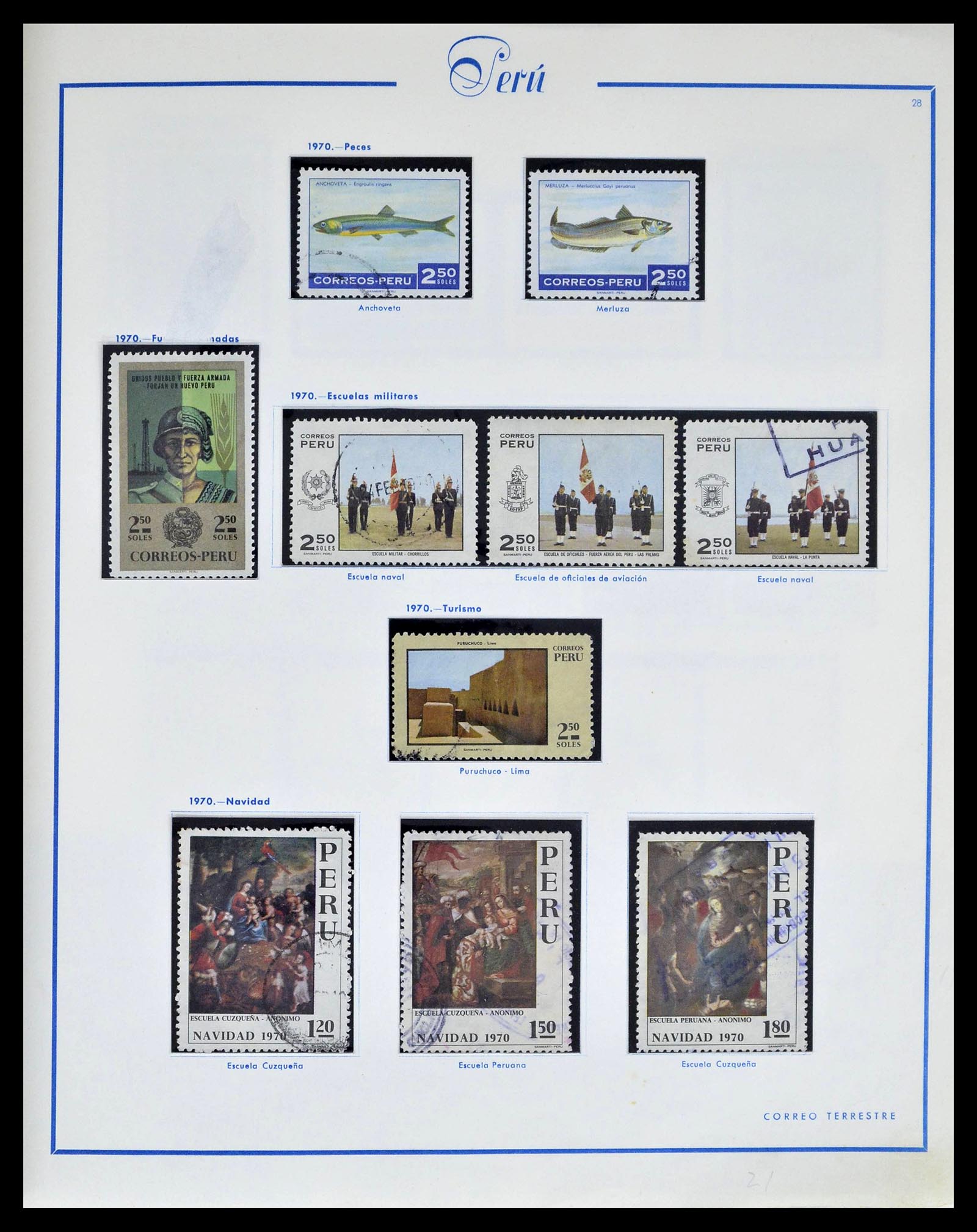 39214 0030 - Stamp collection 39214 Peru 1857-1981.