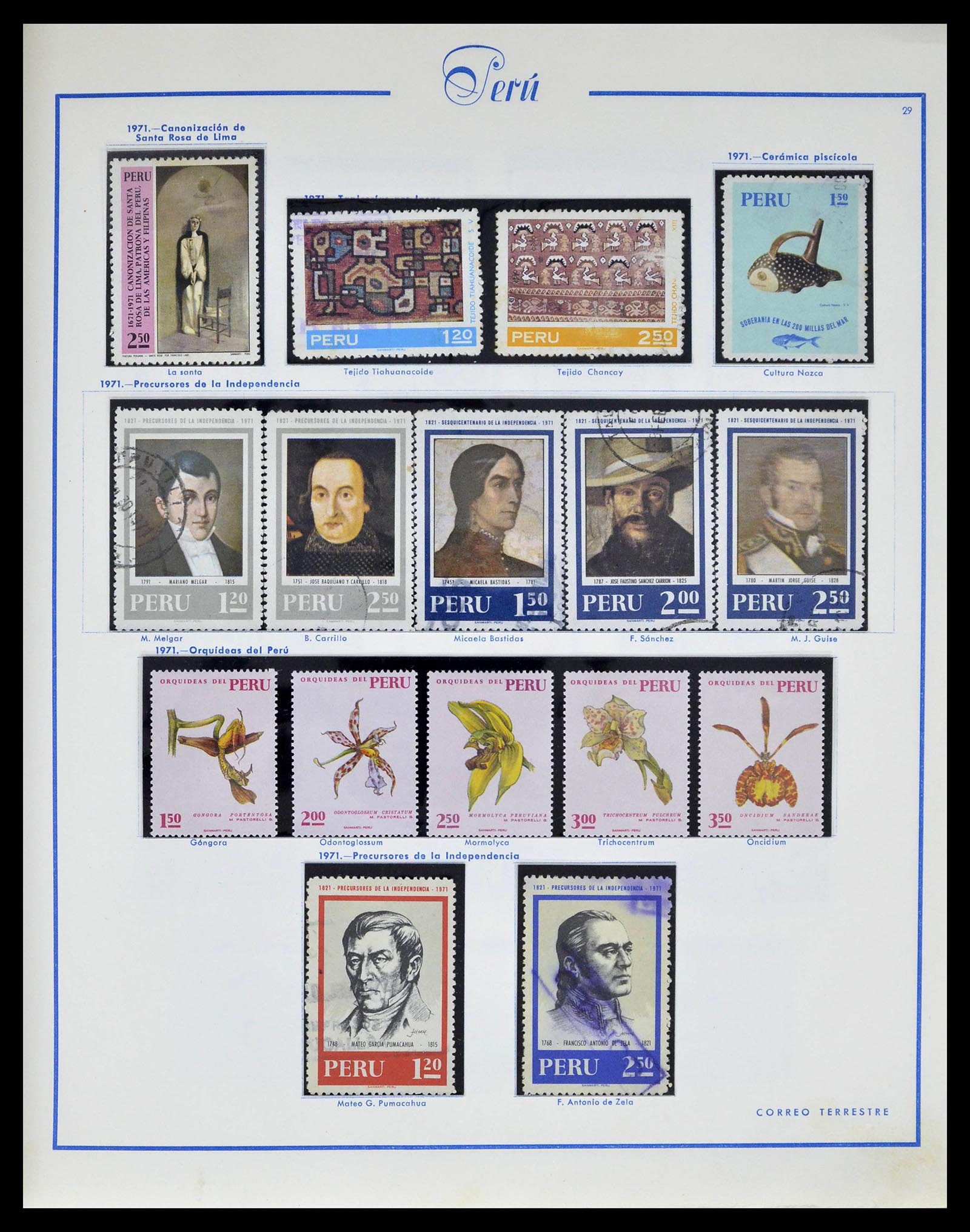 39214 0031 - Stamp collection 39214 Peru 1857-1981.