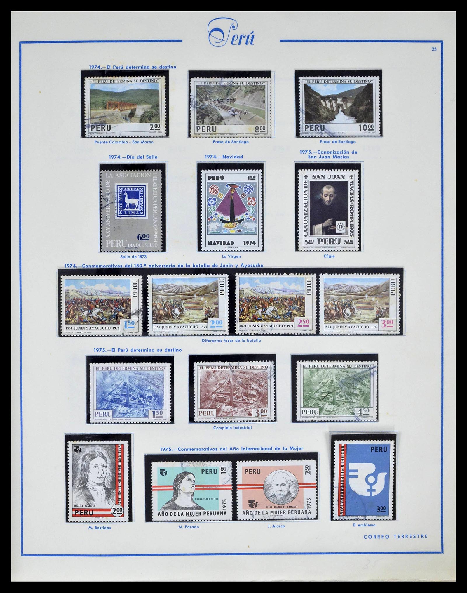 39214 0035 - Stamp collection 39214 Peru 1857-1981.