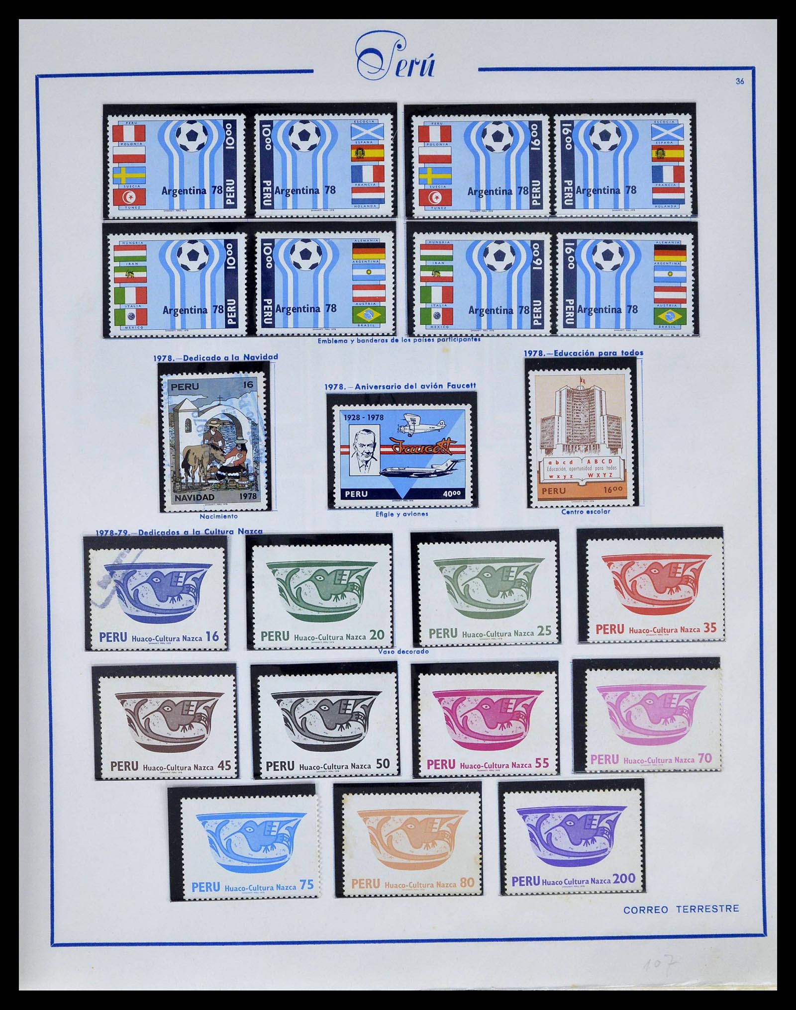 39214 0038 - Stamp collection 39214 Peru 1857-1981.