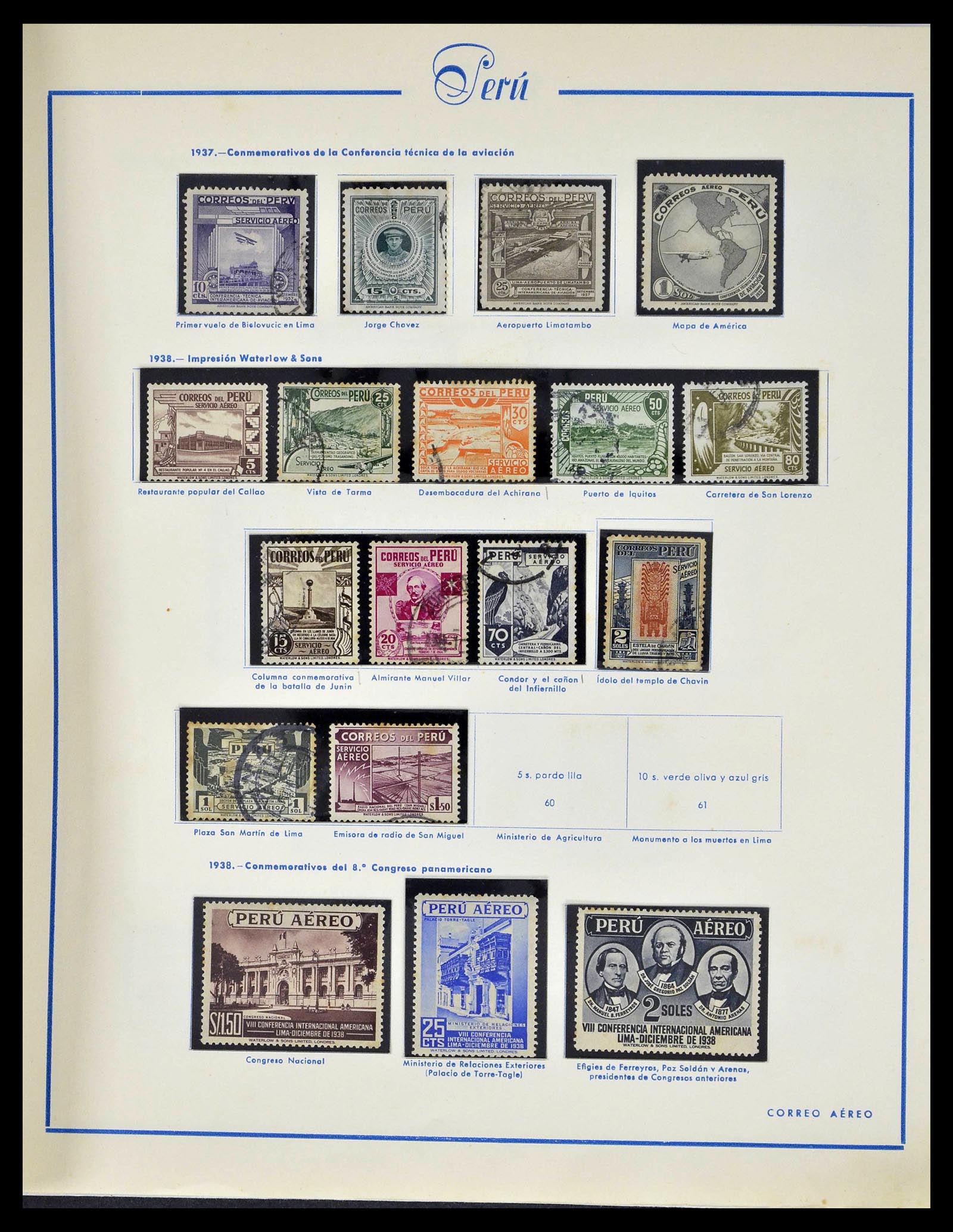 39214 0047 - Stamp collection 39214 Peru 1857-1981.