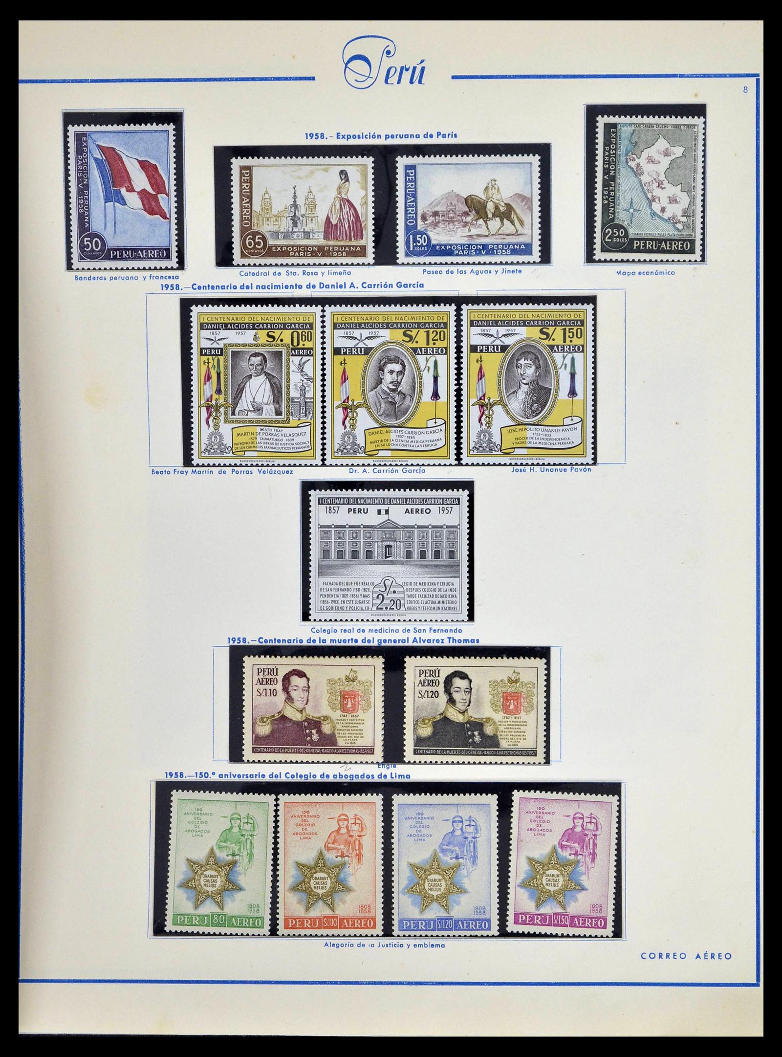39214 0053 - Stamp collection 39214 Peru 1857-1981.