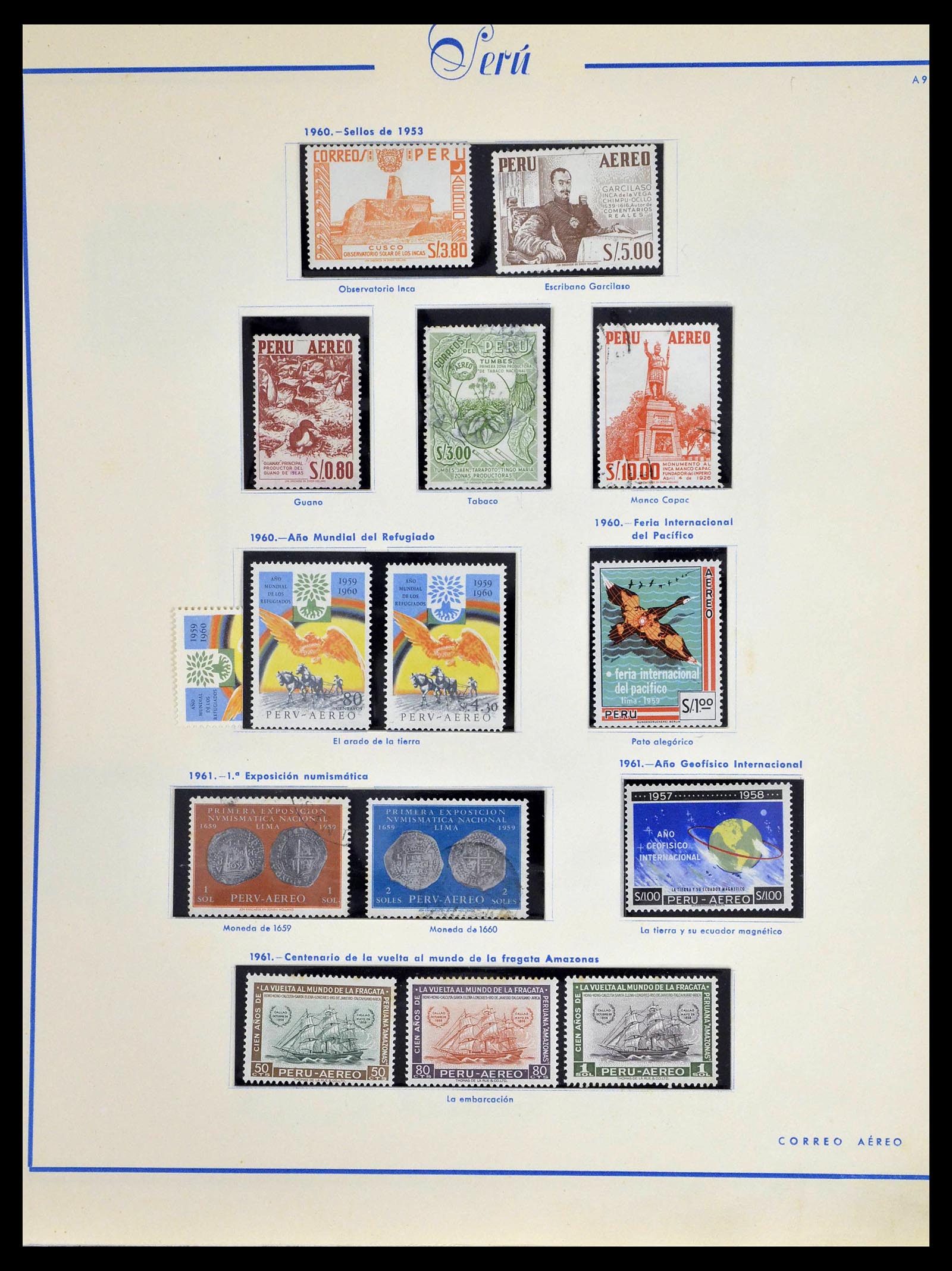 39214 0055 - Stamp collection 39214 Peru 1857-1981.