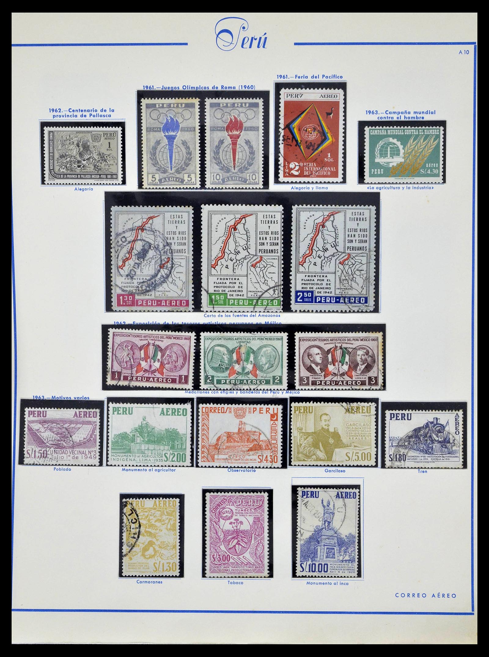 39214 0057 - Stamp collection 39214 Peru 1857-1981.