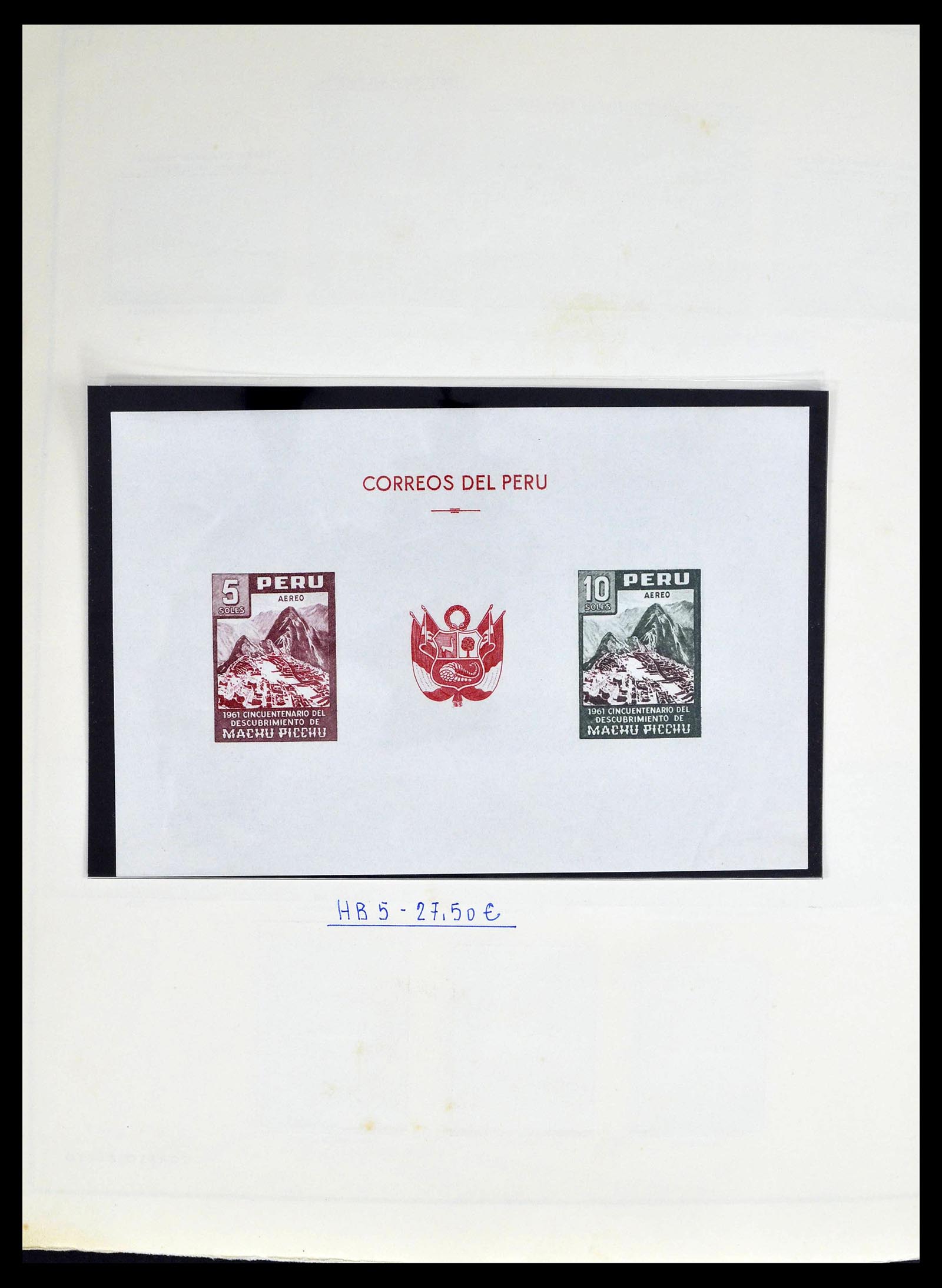 39214 0058 - Postzegelverzameling 39214 Peru 1857-1981.