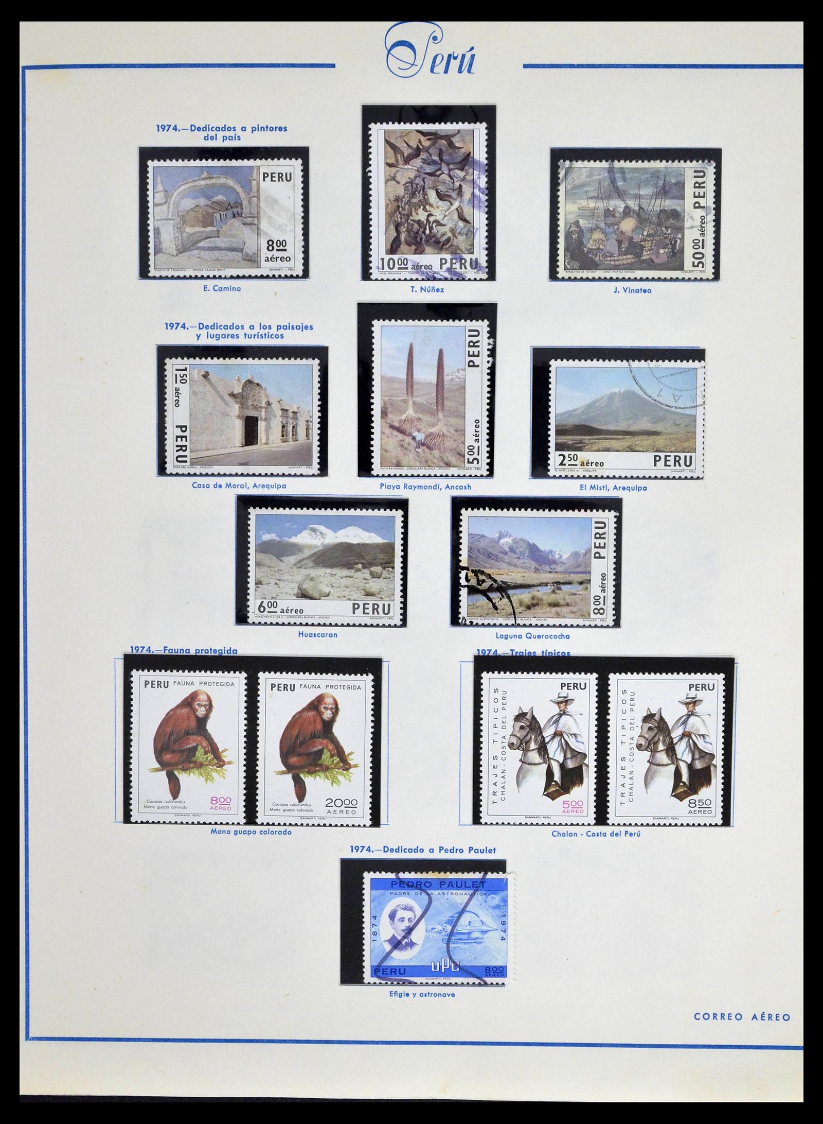 39214 0075 - Stamp collection 39214 Peru 1857-1981.