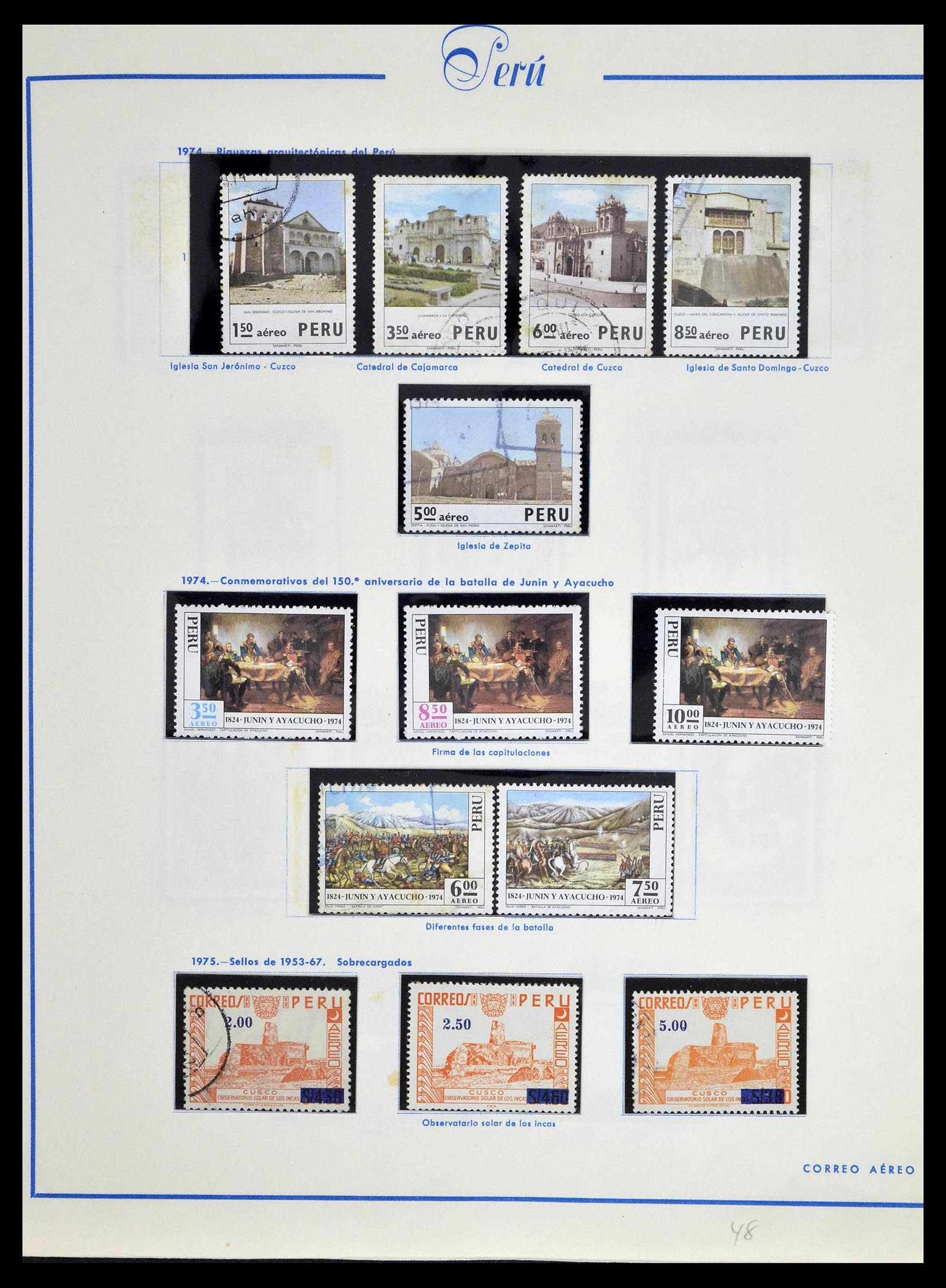 39214 0076 - Stamp collection 39214 Peru 1857-1981.