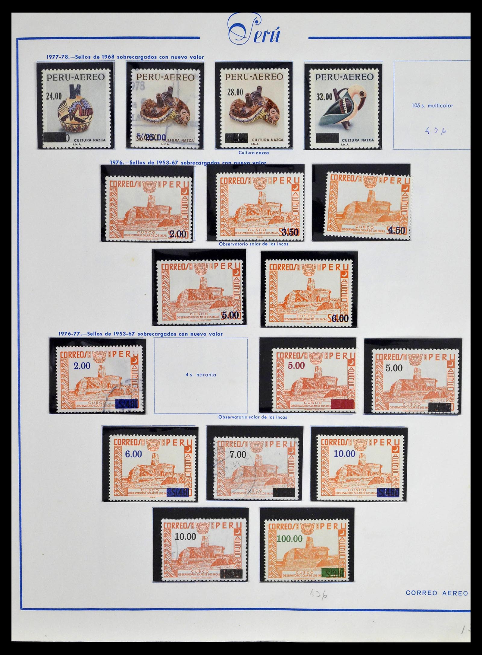 39214 0078 - Stamp collection 39214 Peru 1857-1981.