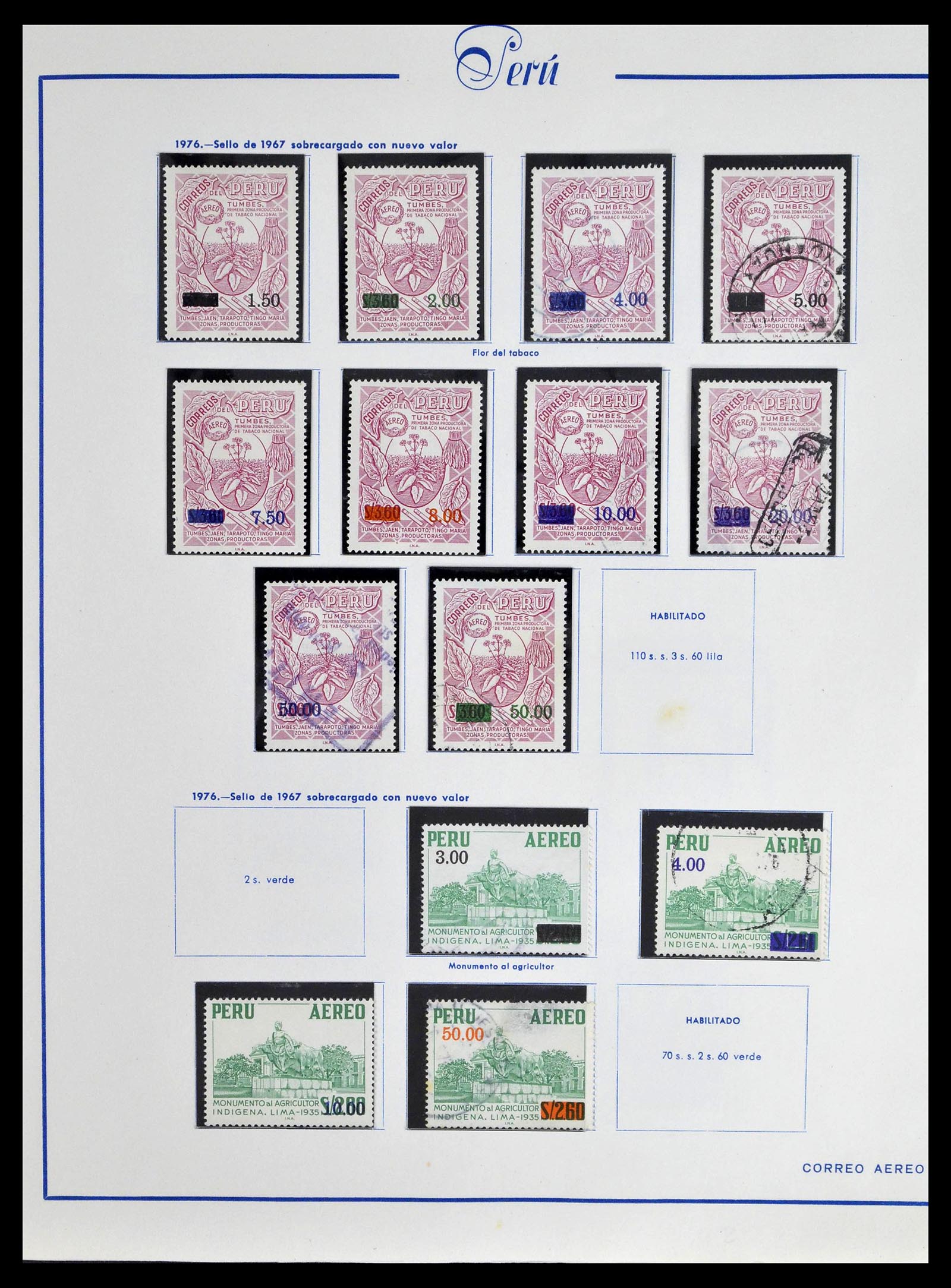 39214 0079 - Stamp collection 39214 Peru 1857-1981.