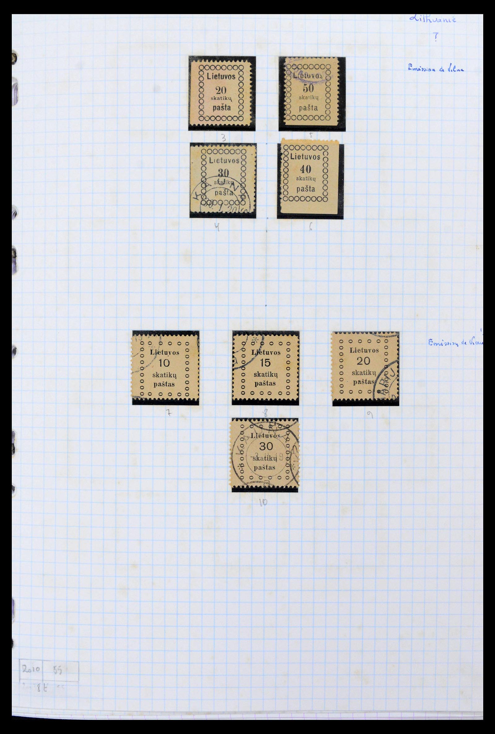 39215 0001 - Stamp collection 39215 Lithuania 1919-2008.