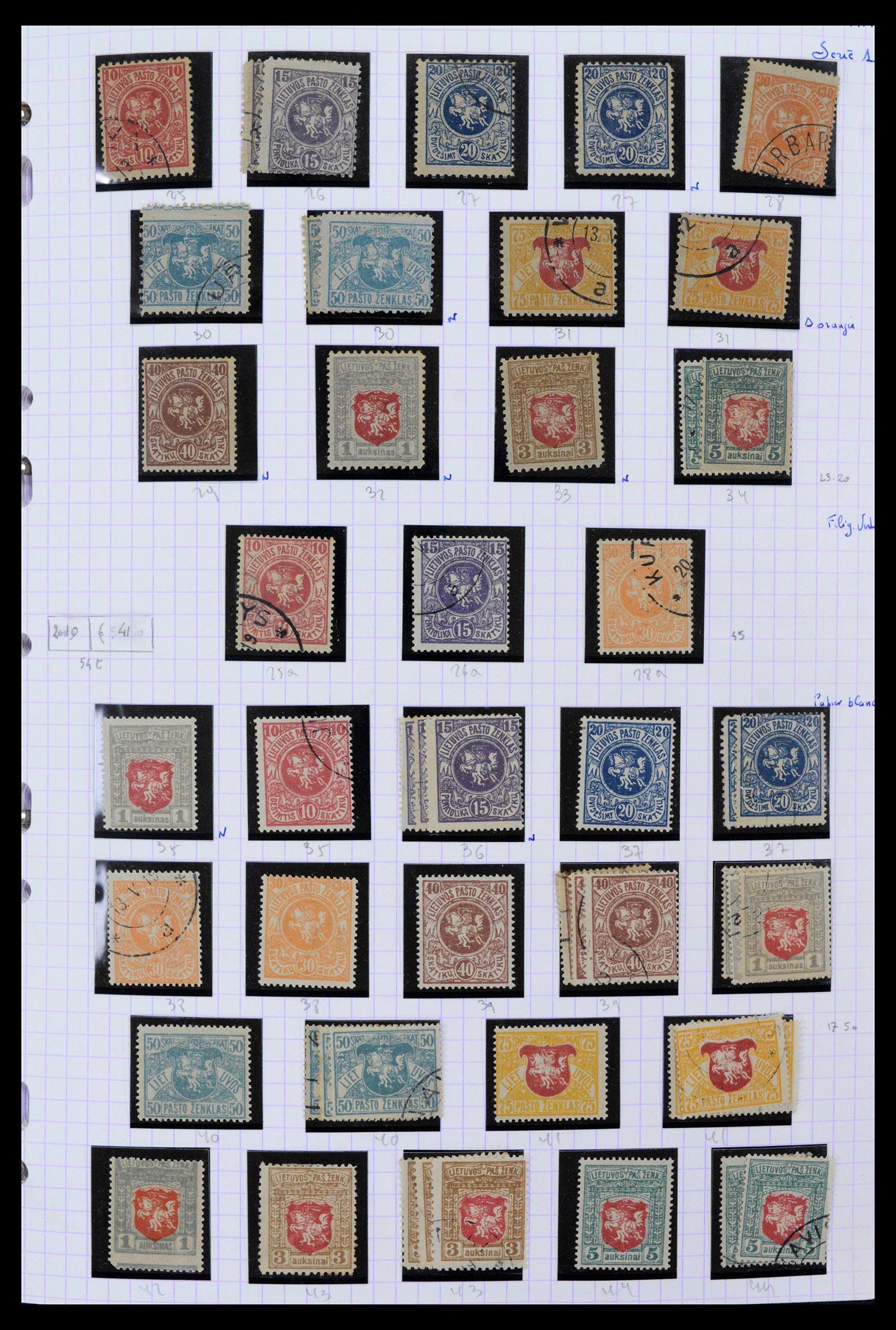 39215 0003 - Stamp collection 39215 Lithuania 1919-2008.