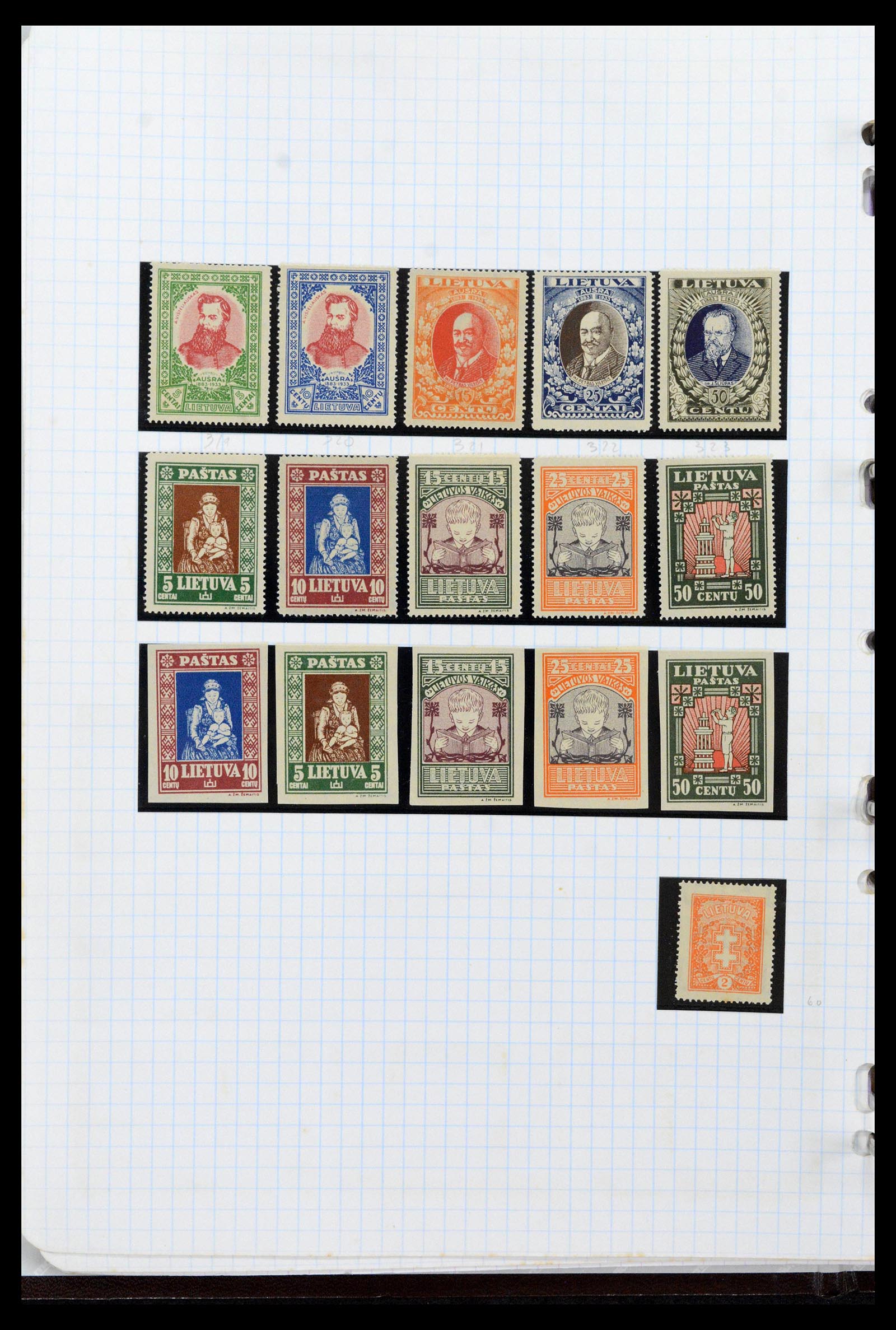 39215 0022 - Stamp collection 39215 Lithuania 1919-2008.