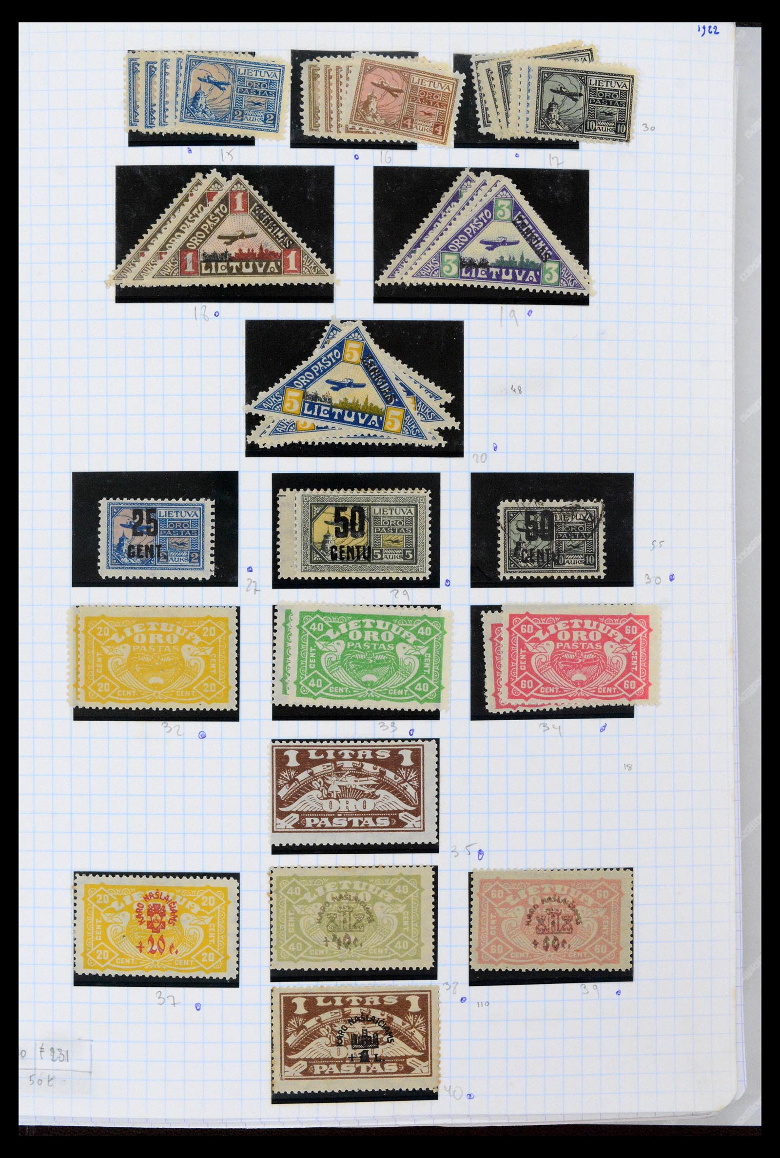 39215 0031 - Stamp collection 39215 Lithuania 1919-2008.