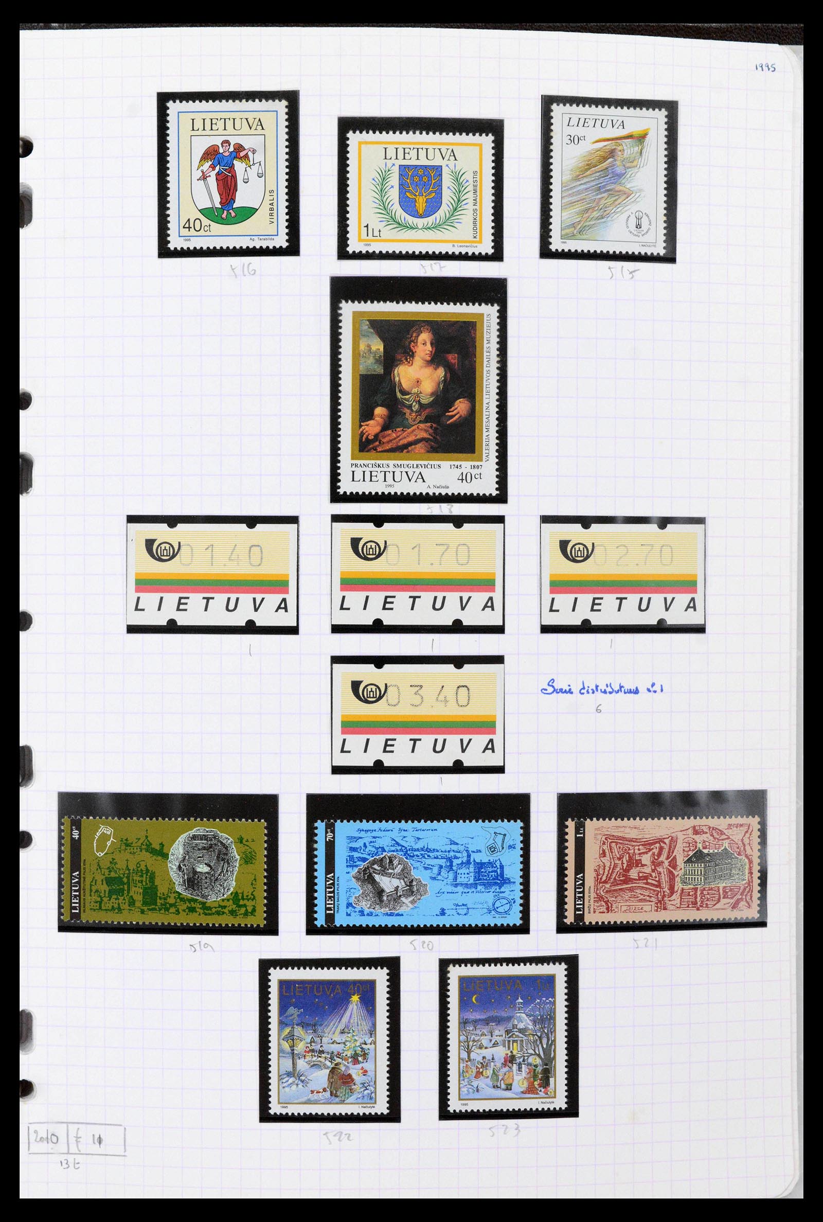 39215 0048 - Stamp collection 39215 Lithuania 1919-2008.